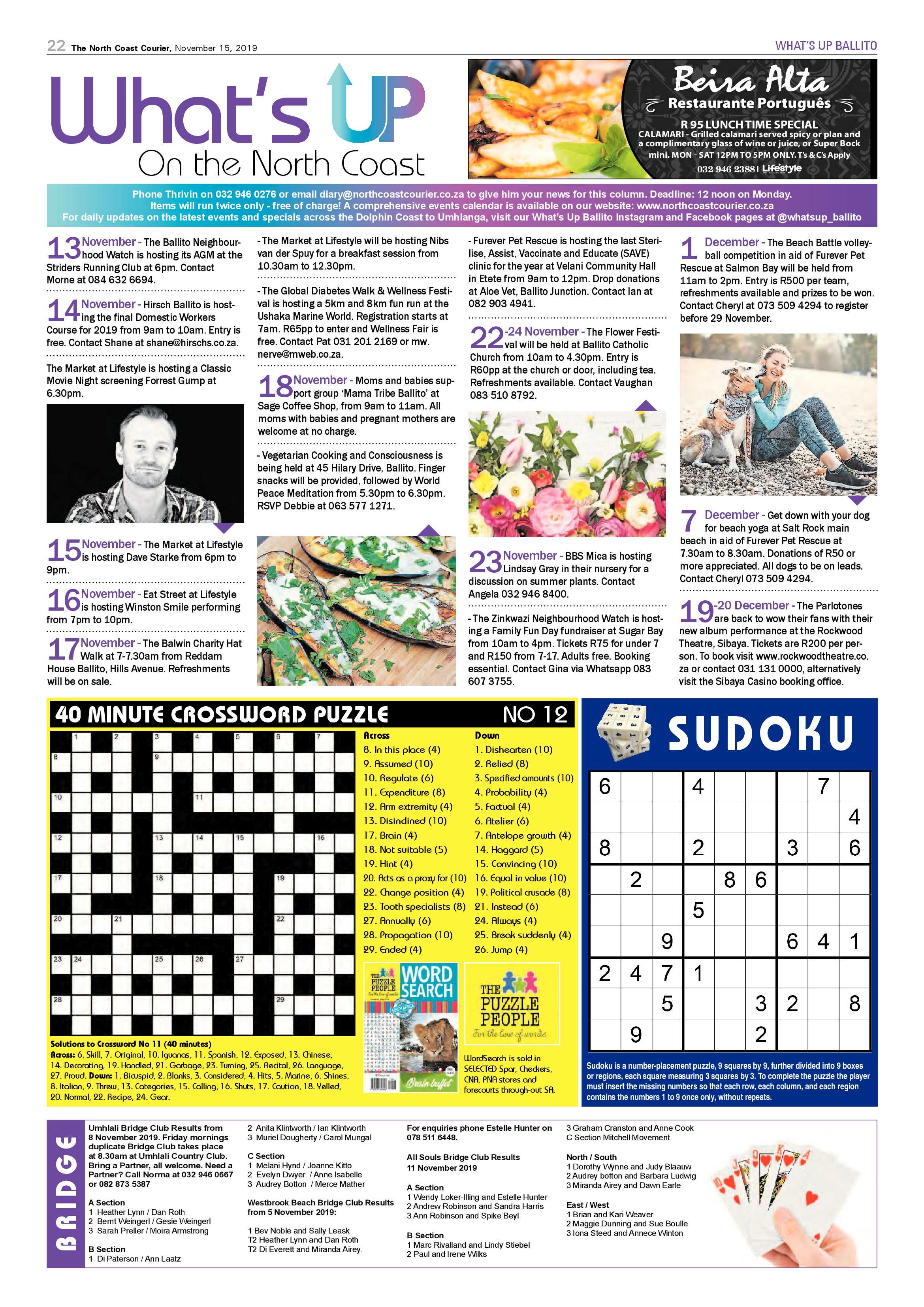 North Coast Courier 15 November 2019 page 22