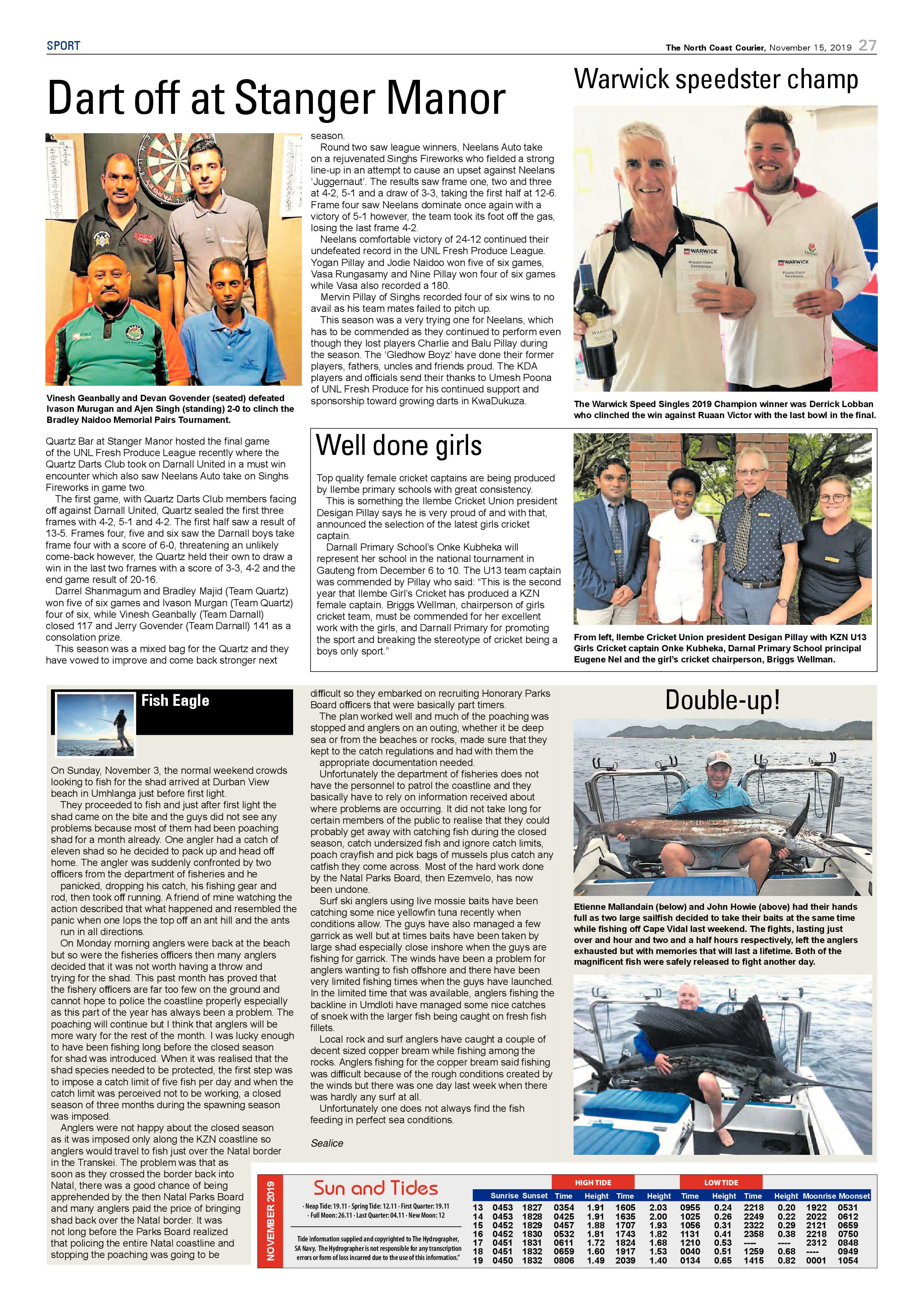North Coast Courier 15 November 2019 page 27