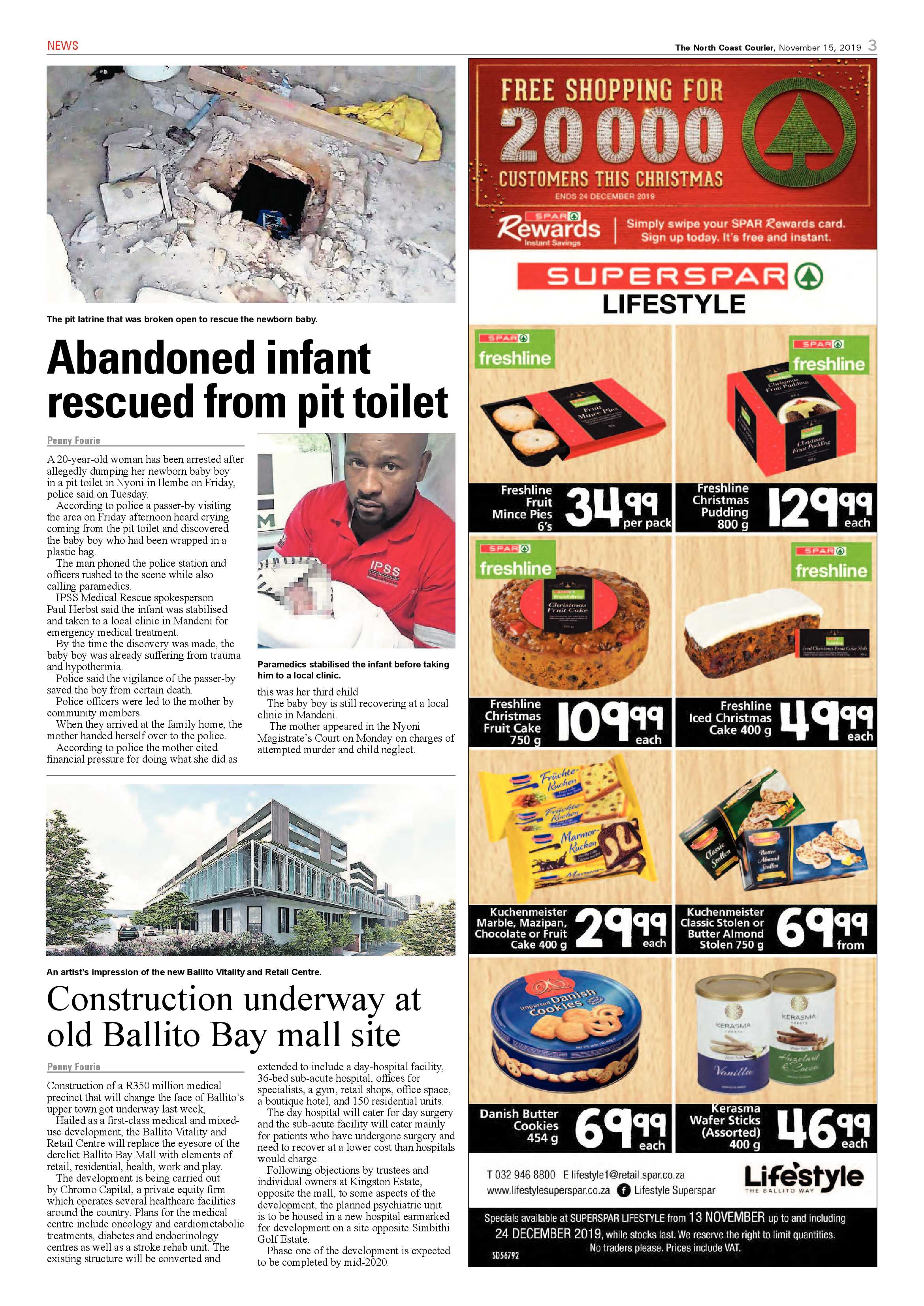 North Coast Courier 15 November 2019 page 3