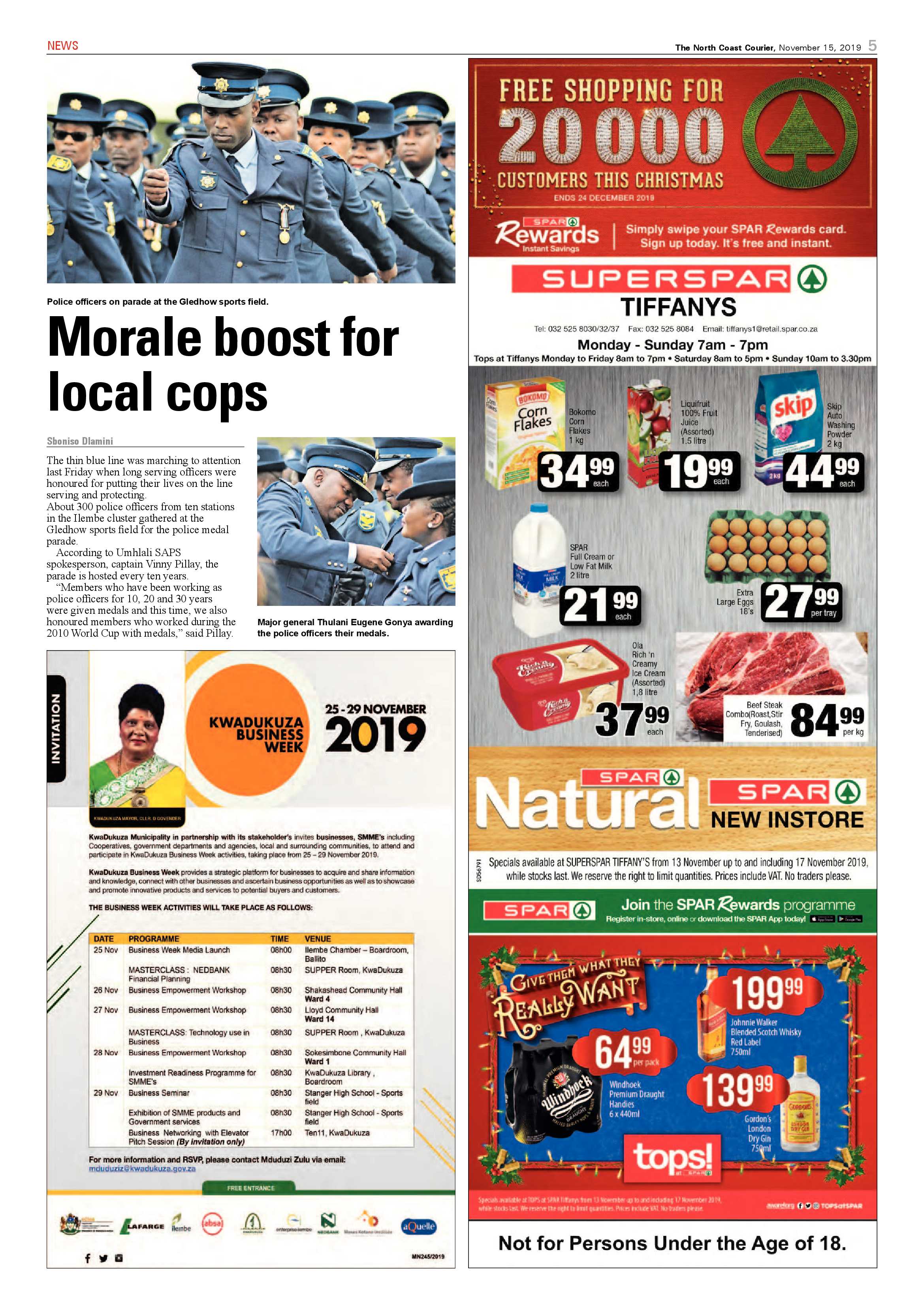 North Coast Courier 15 November 2019 page 5