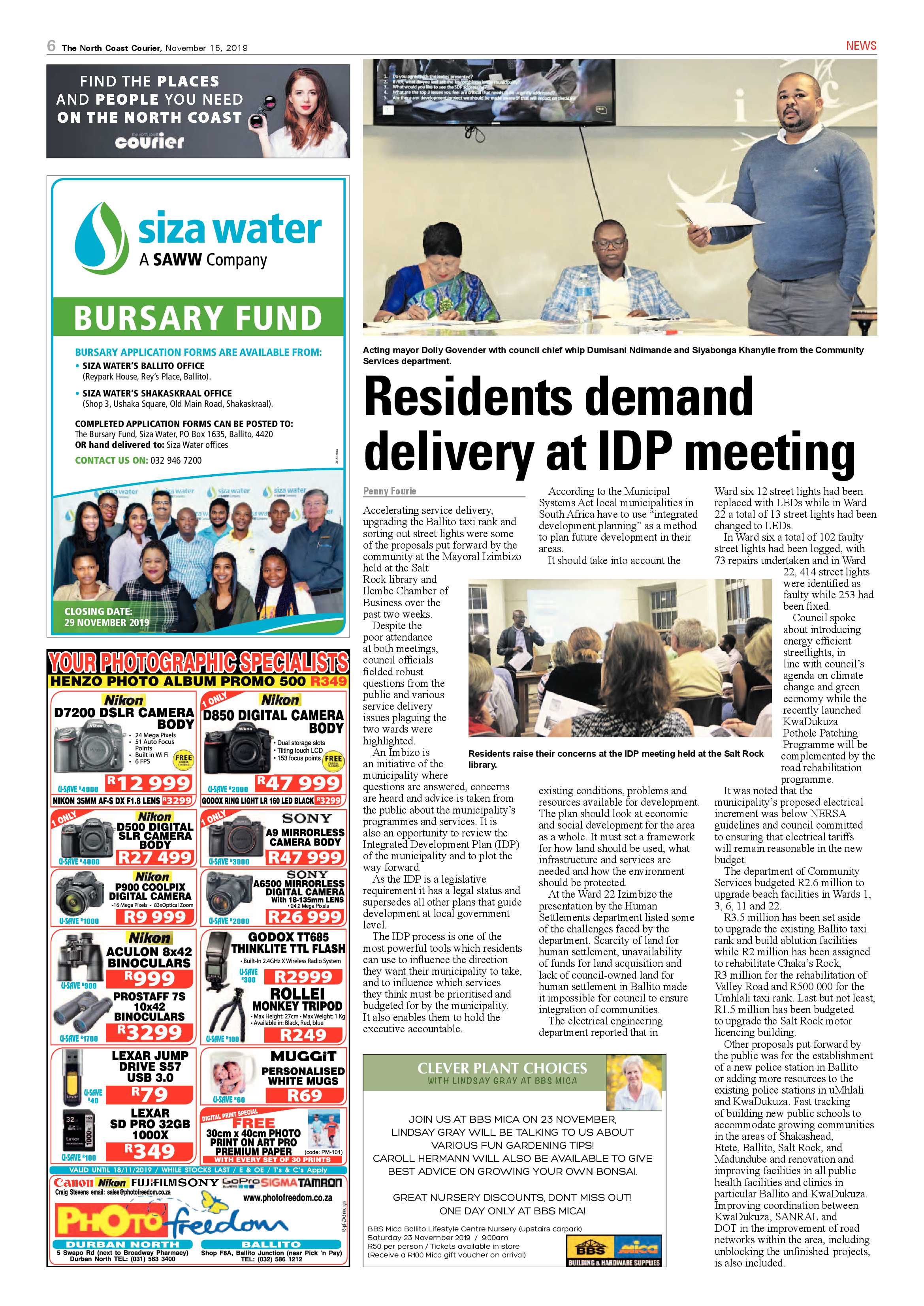 North Coast Courier 15 November 2019 page 6