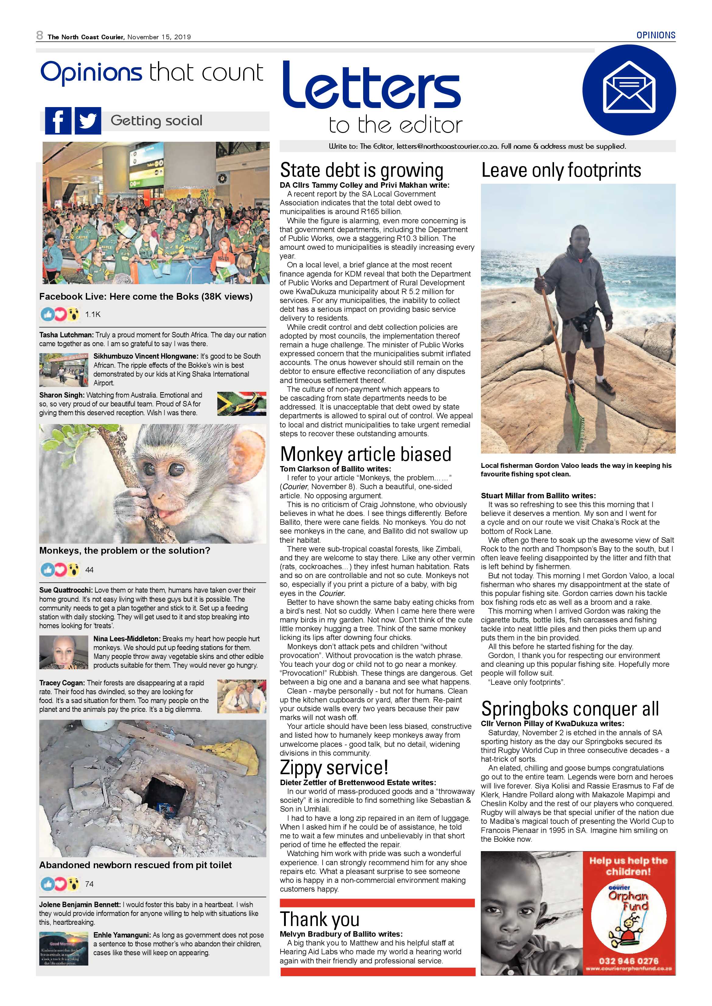 North Coast Courier 15 November 2019 page 8