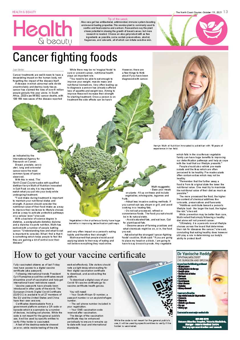 North Coast Courier 15 October 2021 page 13