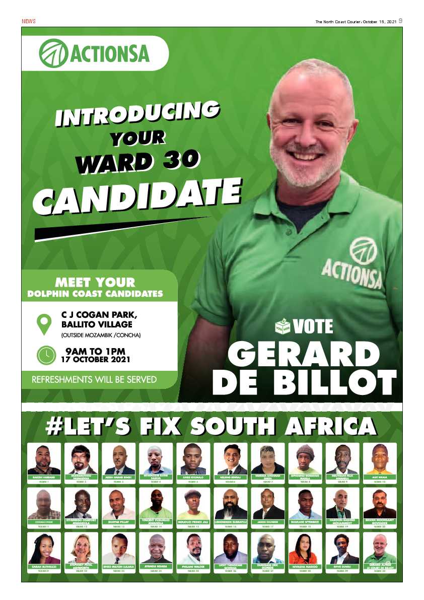 North Coast Courier 15 October 2021 page 9
