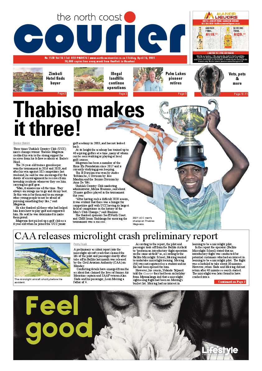 North Coast Courier 16 April 2021 page 1