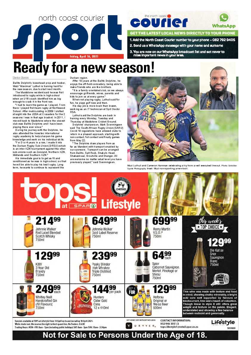 North Coast Courier 16 April 2021 page 16