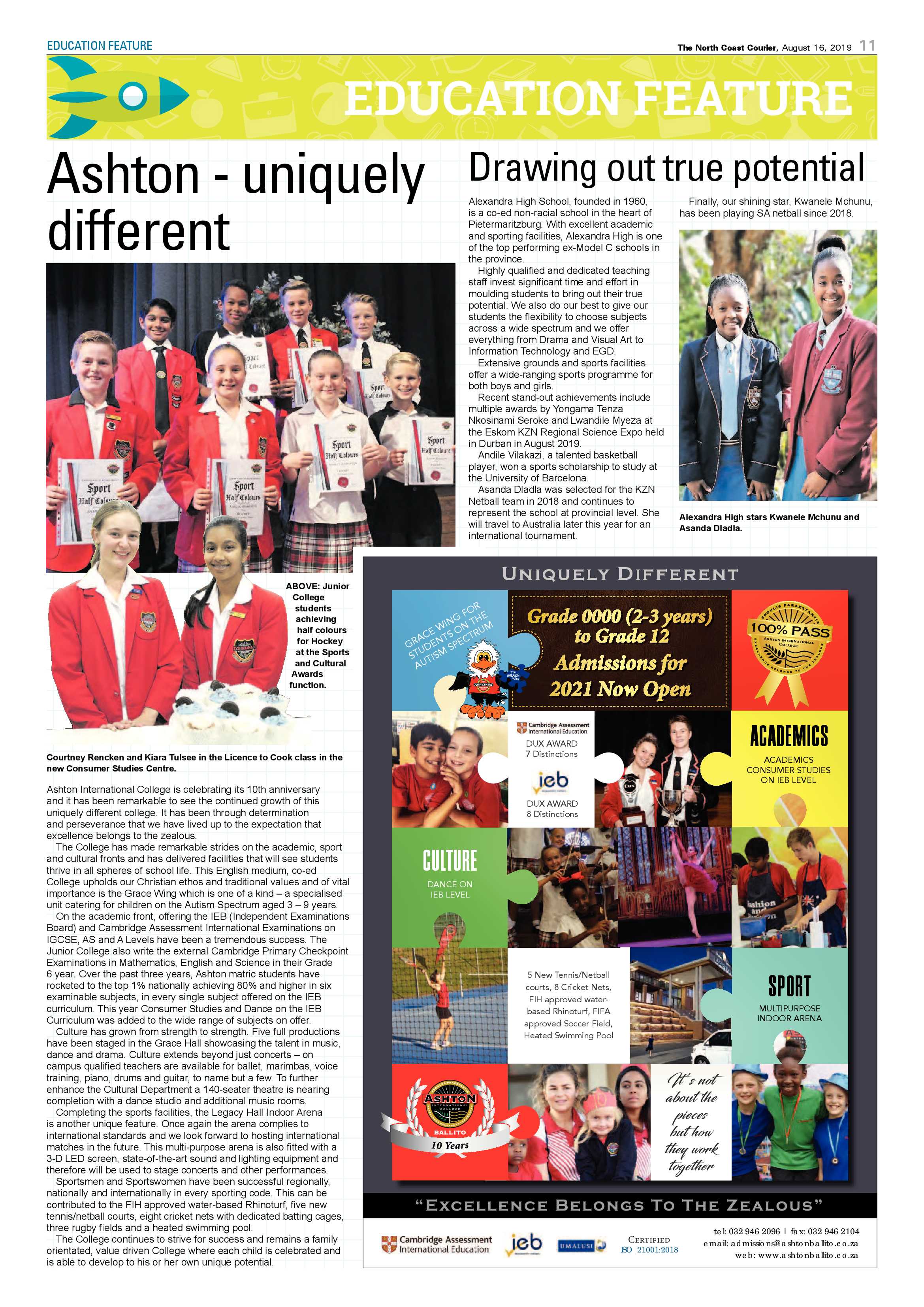 North Coast Courier 16 August 2019 page 11