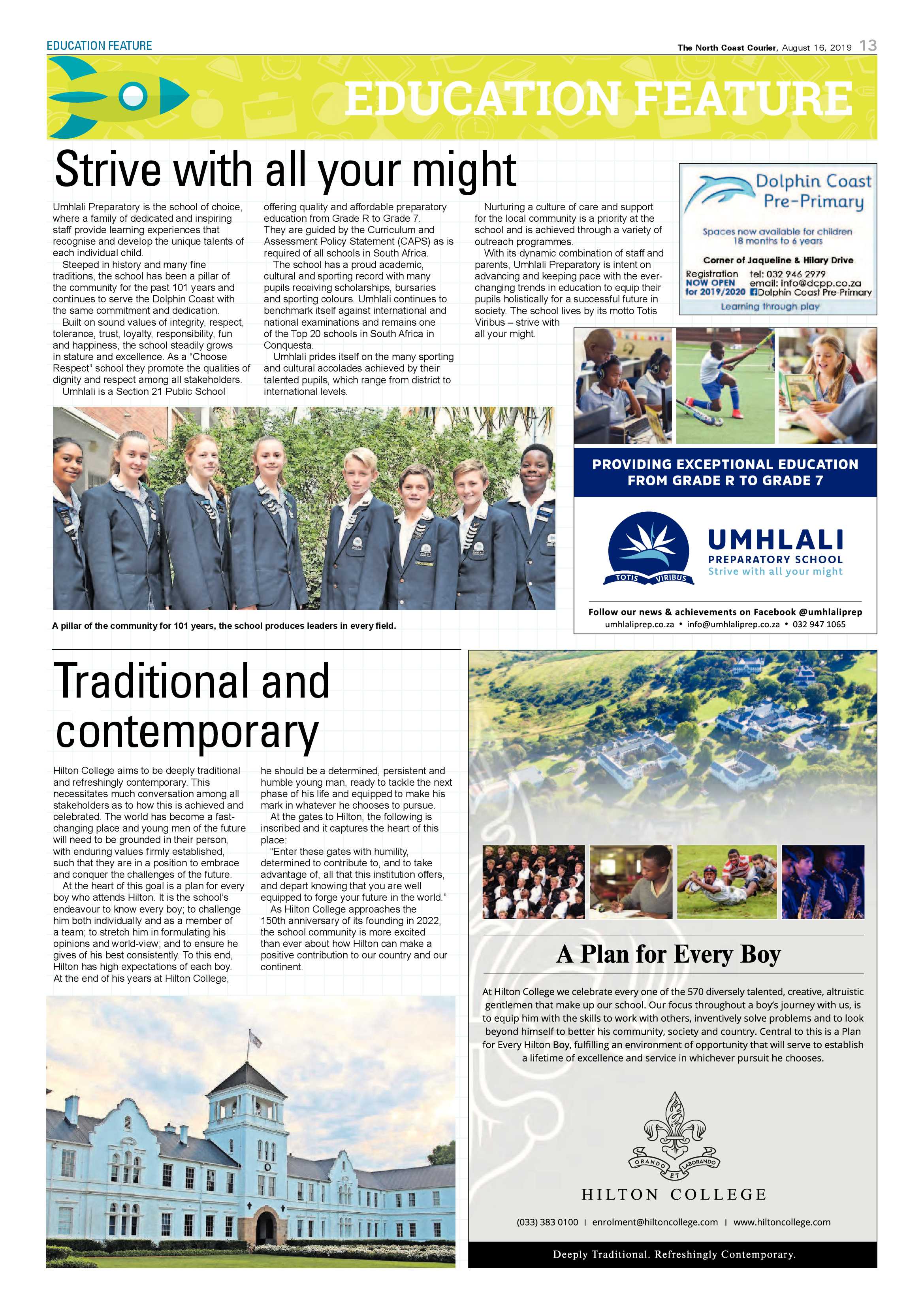 North Coast Courier 16 August 2019 page 13