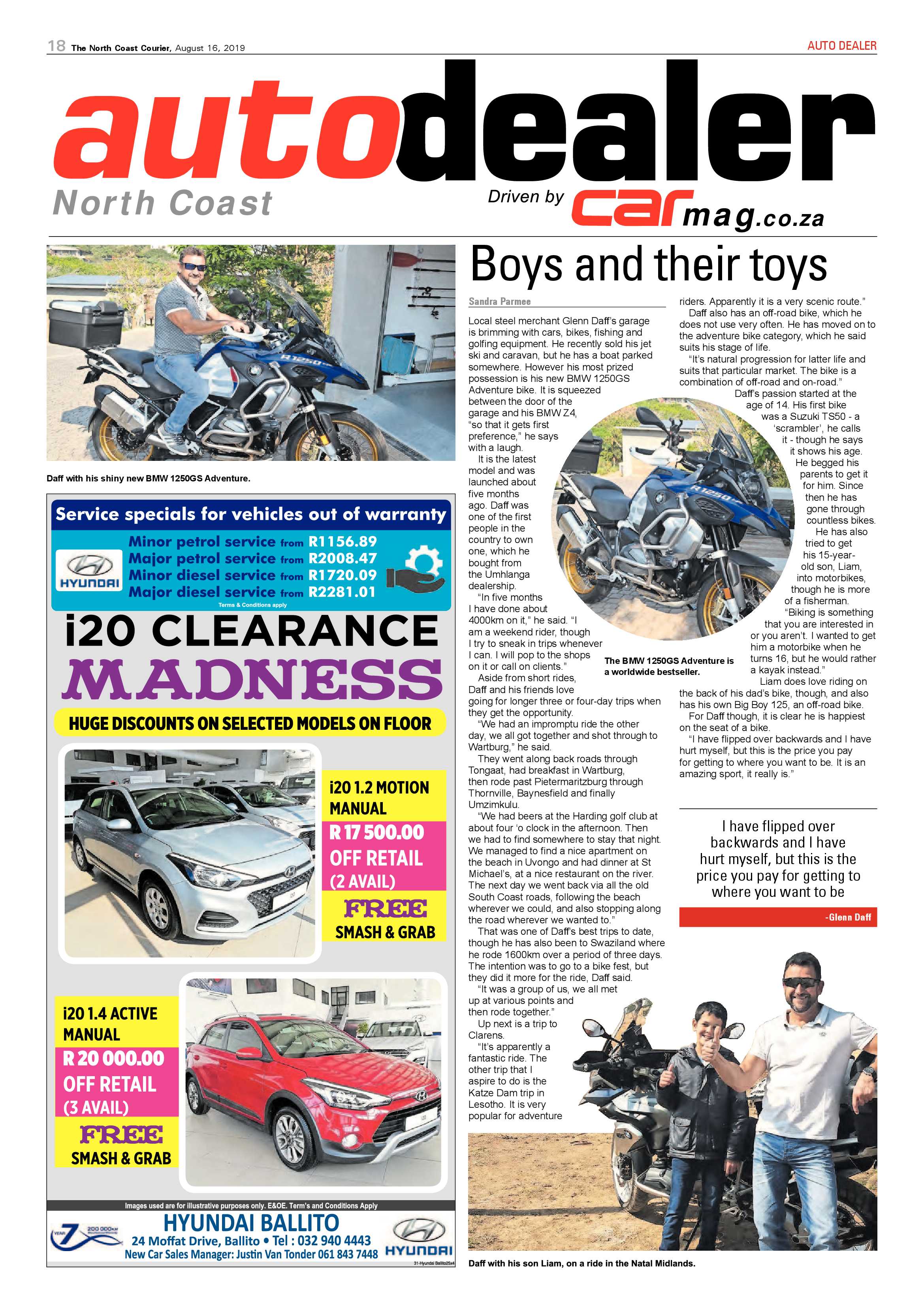 North Coast Courier 16 August 2019 page 18