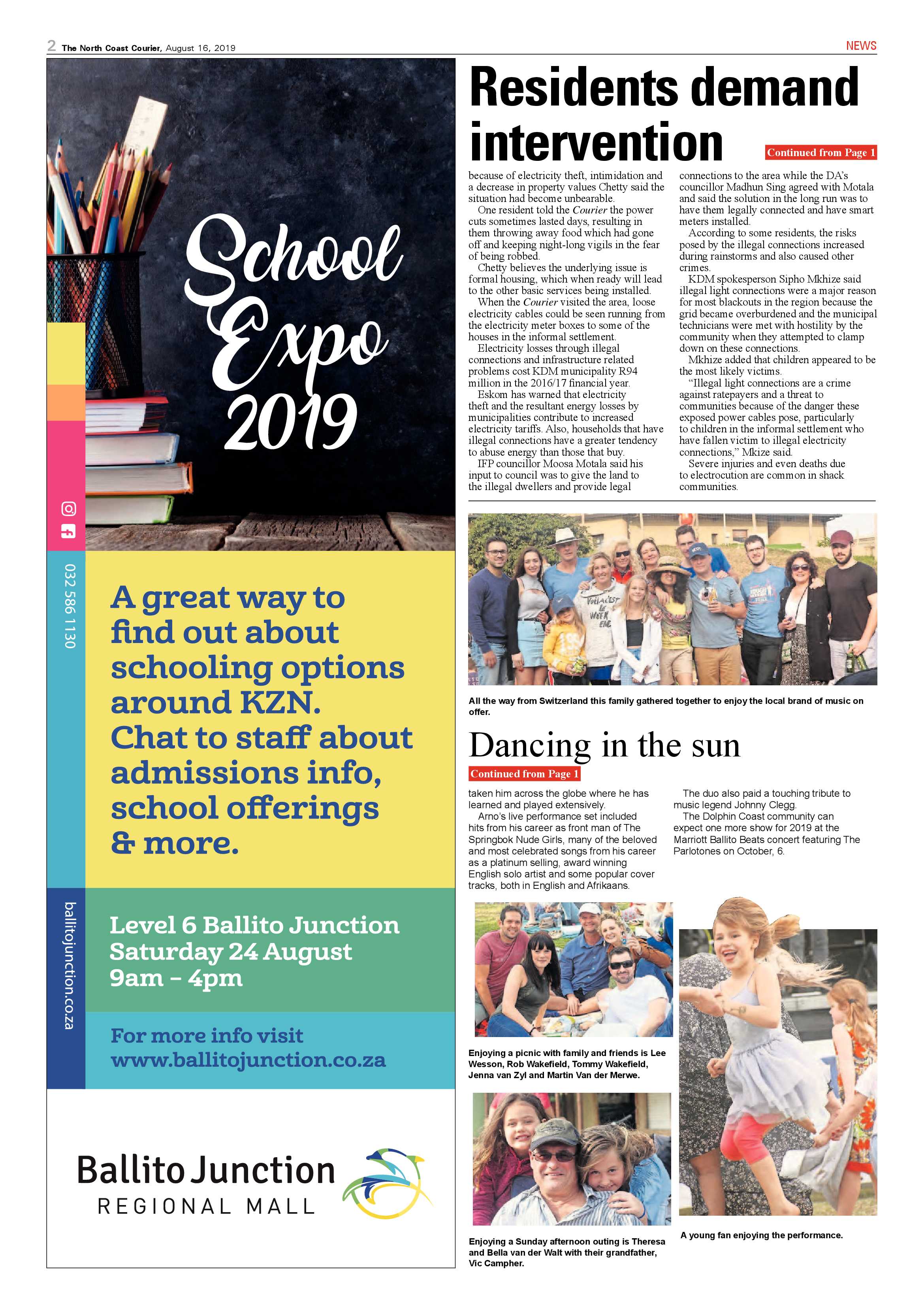 North Coast Courier 16 August 2019 page 2