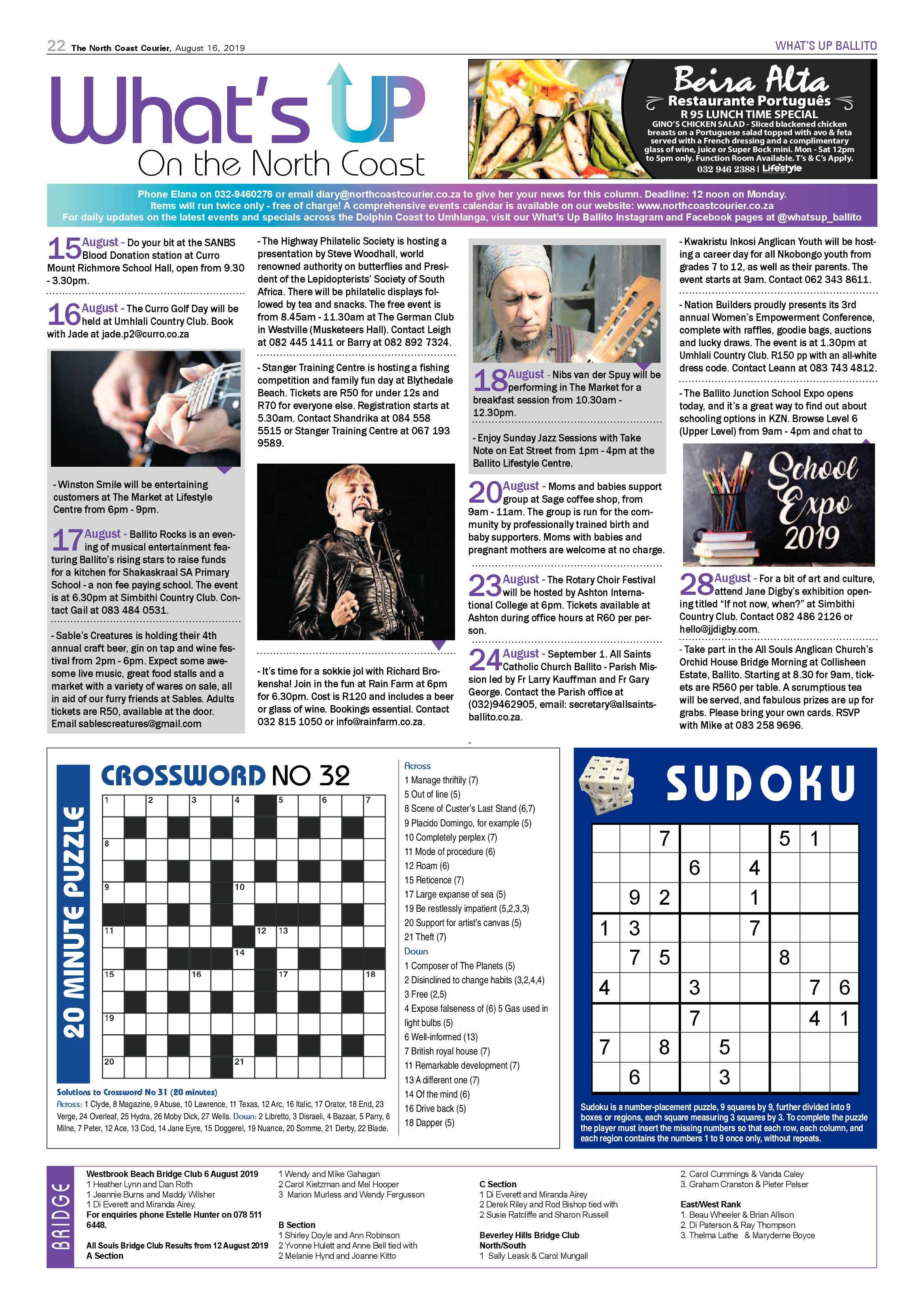 North Coast Courier 16 August 2019 page 22
