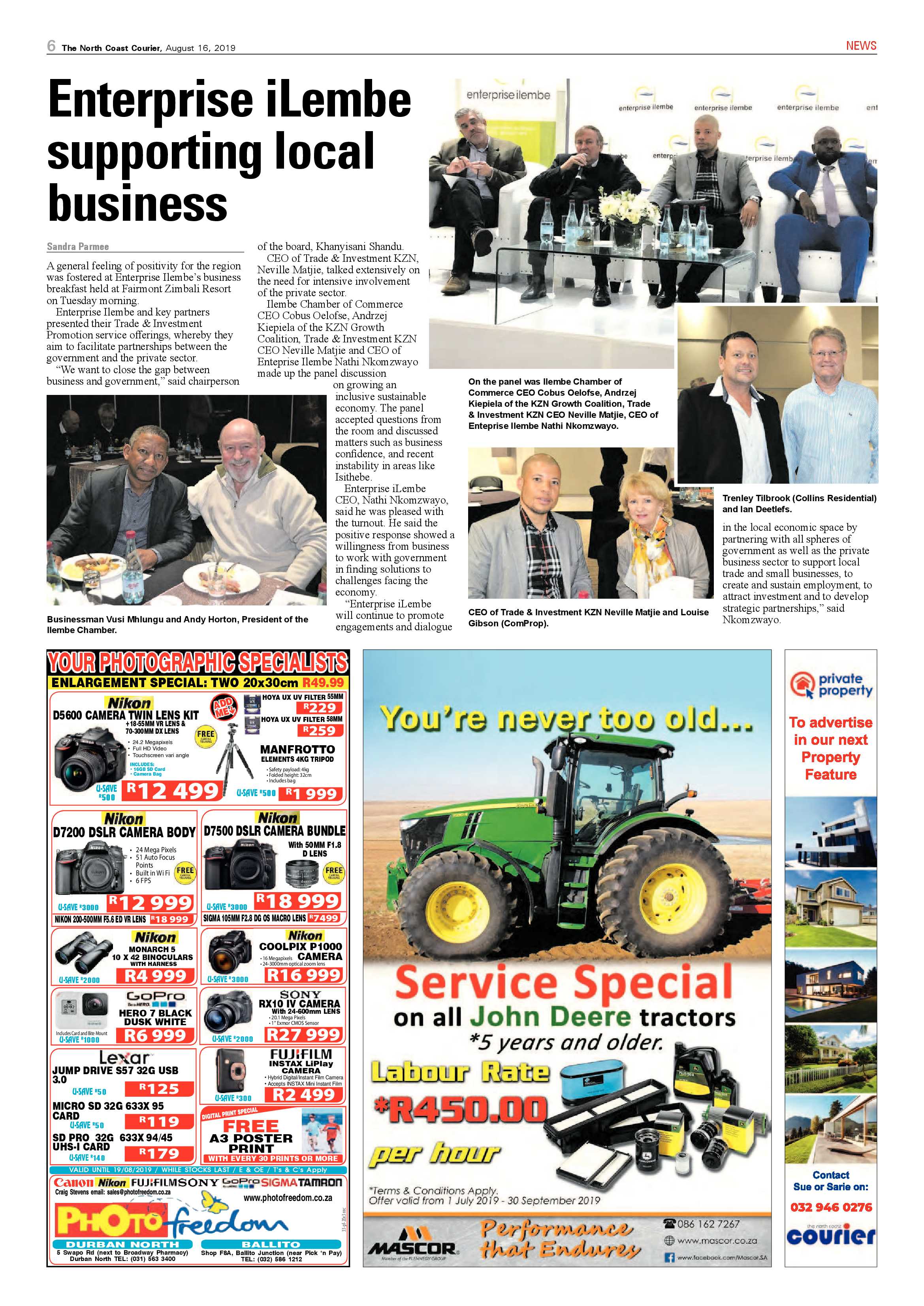 North Coast Courier 16 August 2019 page 6