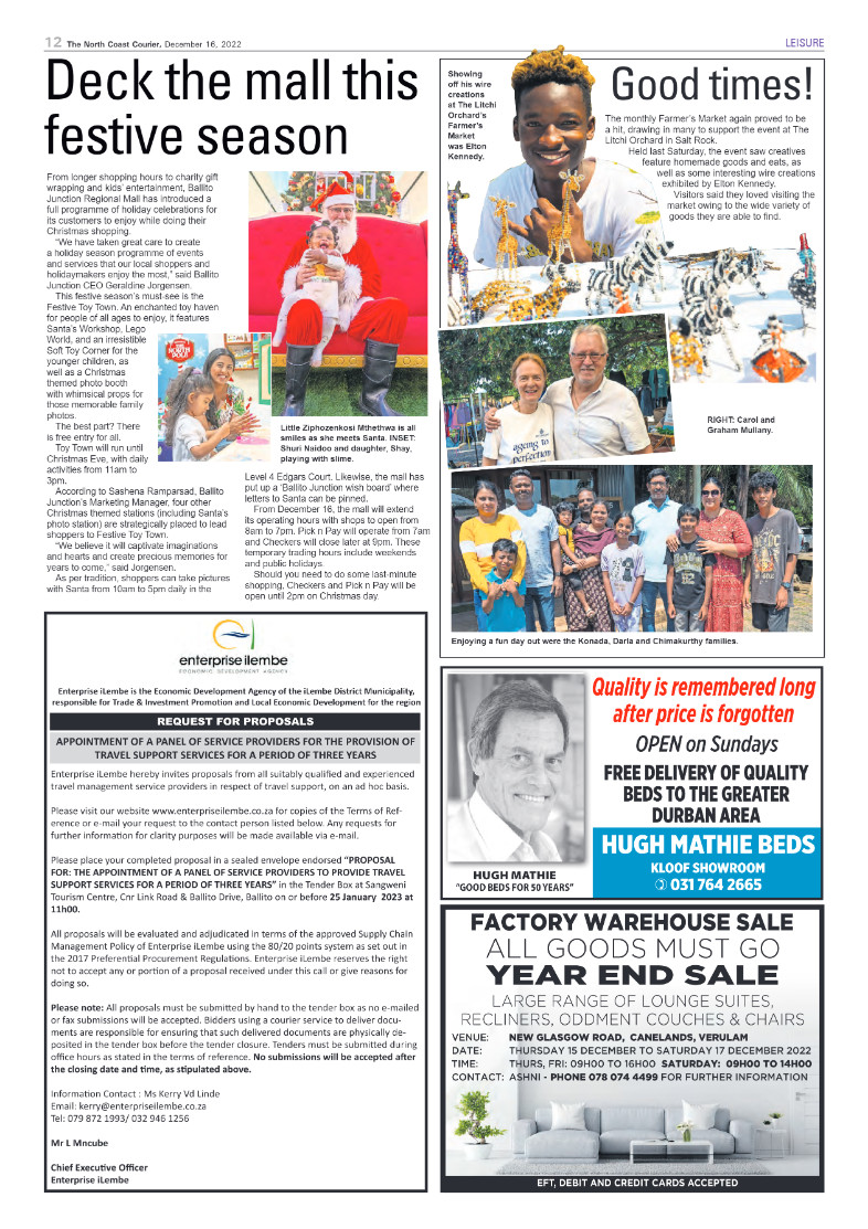 North Coast Courier 16 December 2022 page 12