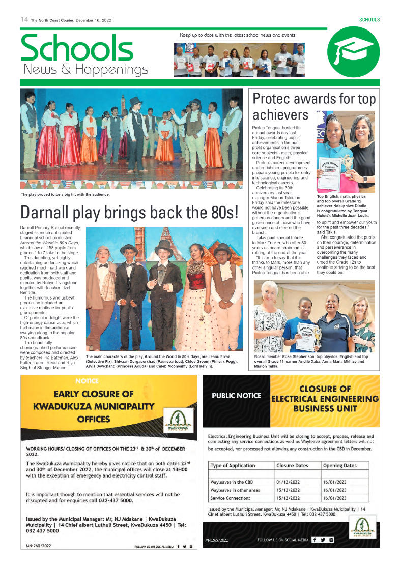 North Coast Courier 16 December 2022 page 14