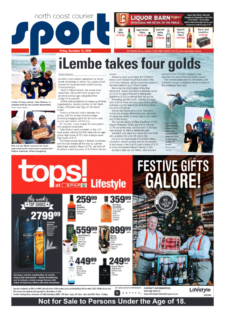North Coast Courier 16 December 2022 page 20