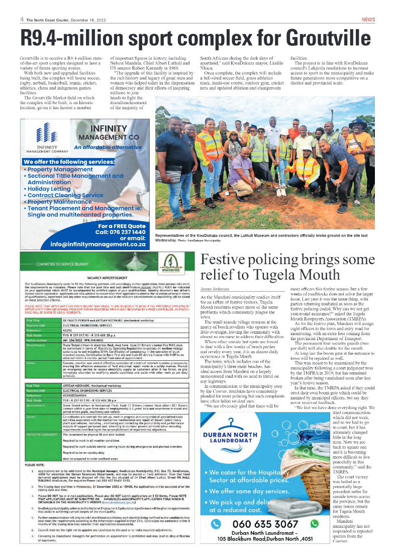 North Coast Courier 16 December 2022 page 4