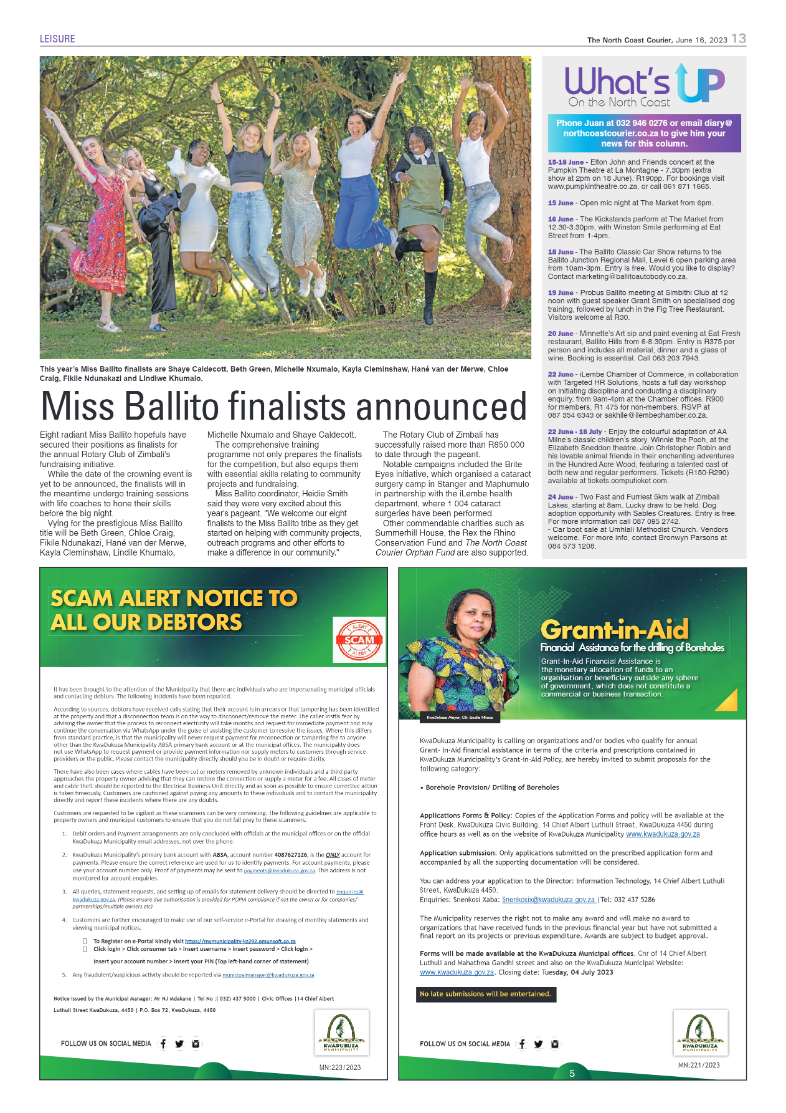 North Coast Courier 16 June 2023 page 13