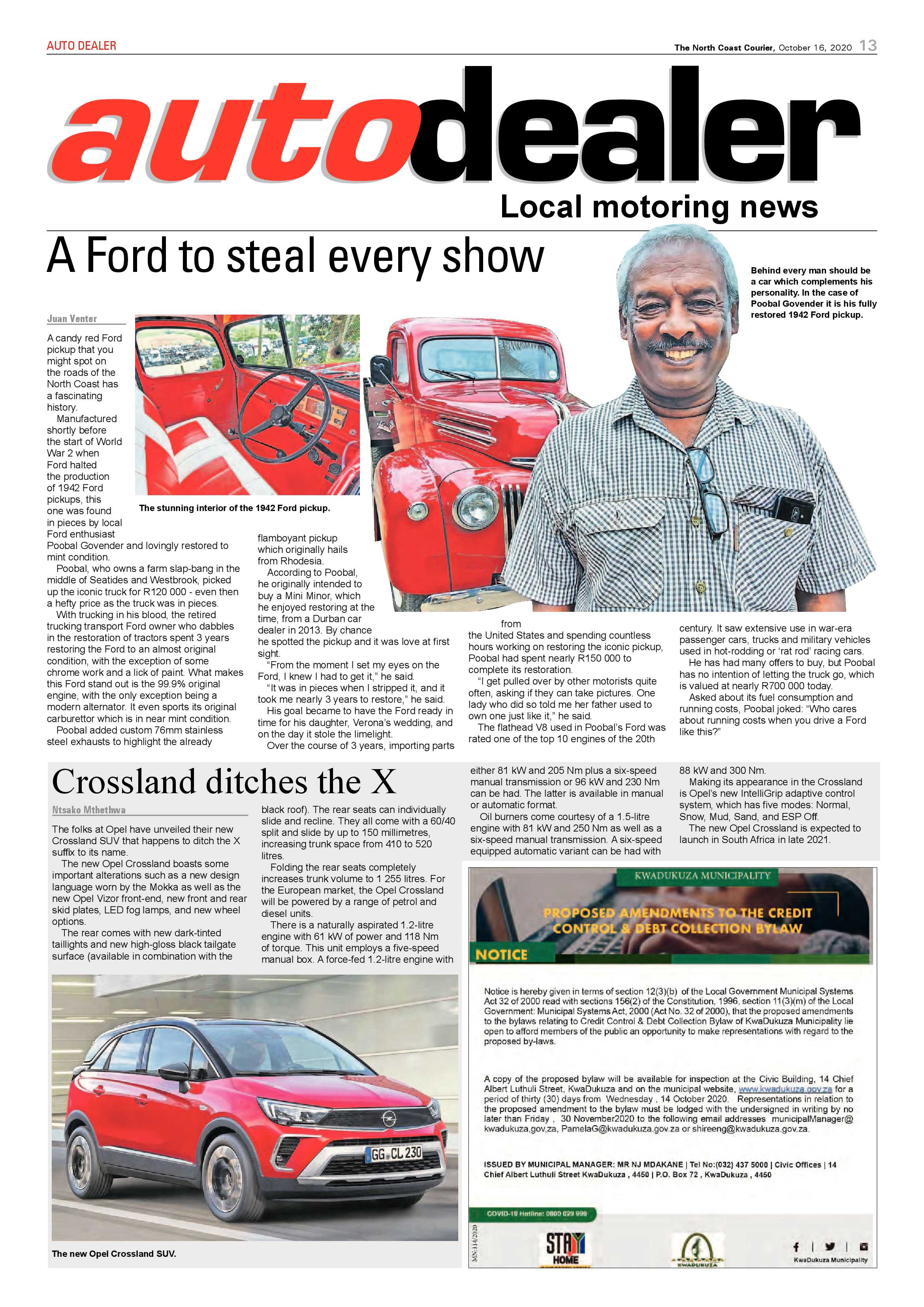 North Coast Courier 16 October 2020 page 13