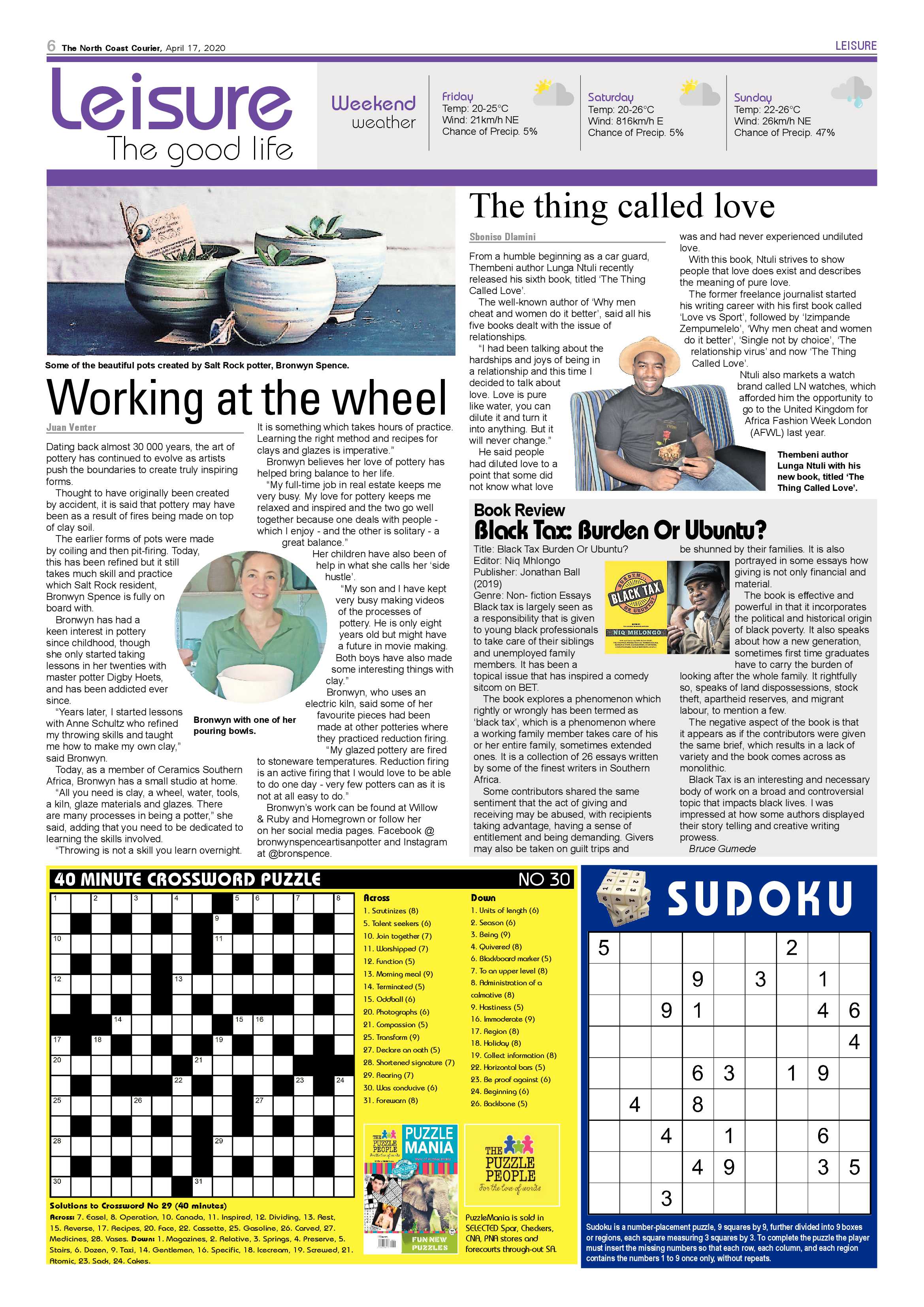 North Coast Courier 17 April 2020 page 6