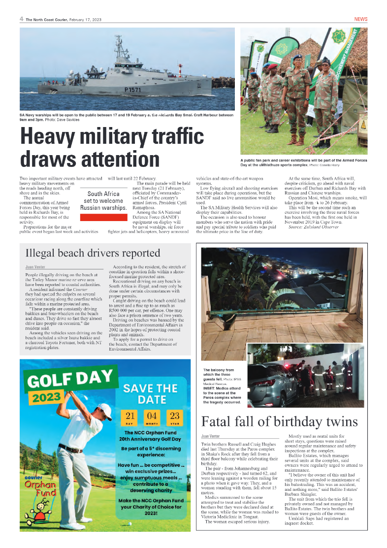 North Coast Courier 17 February 2023 page 4
