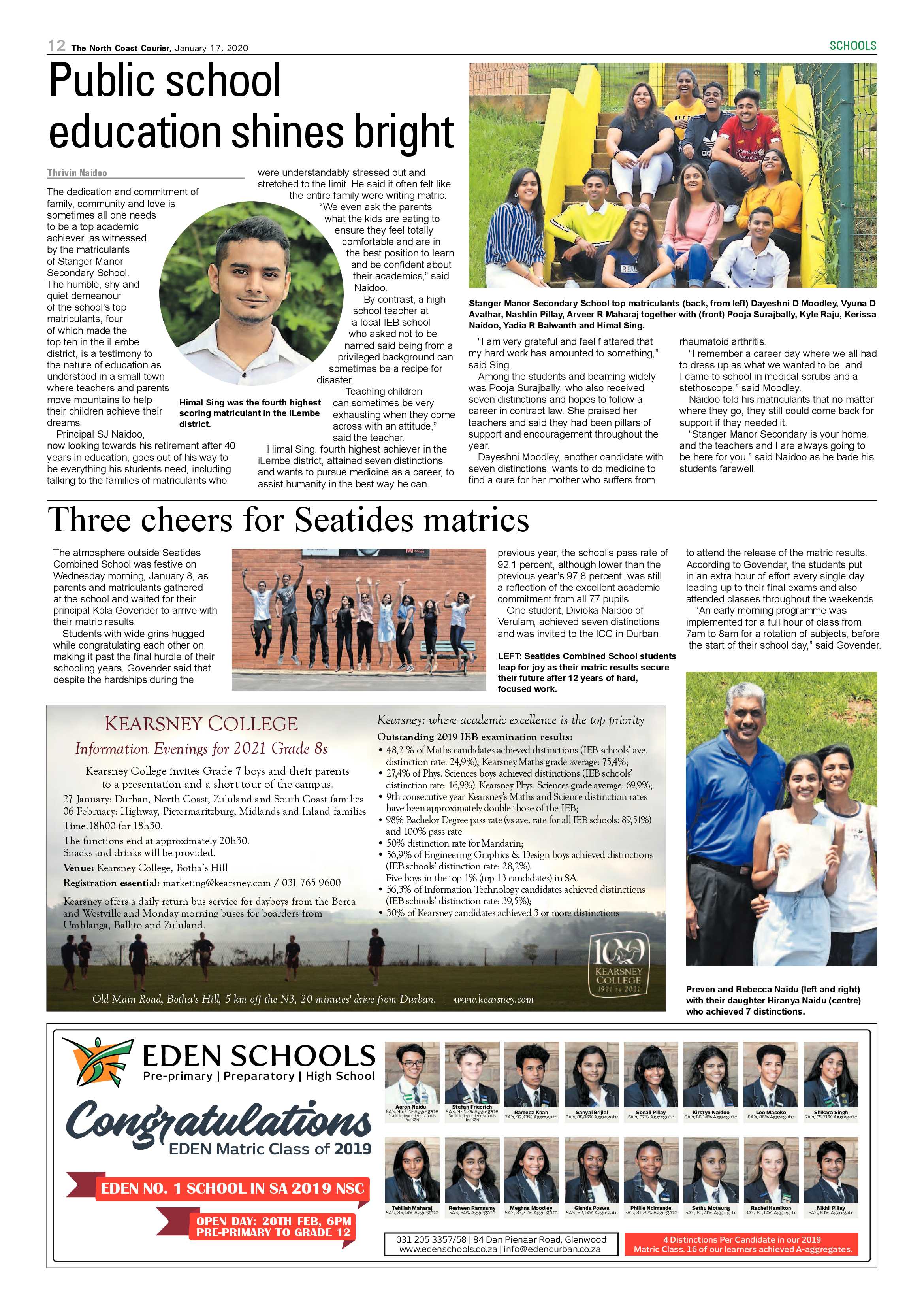 North Coast Courier 17 January 2020 page 12