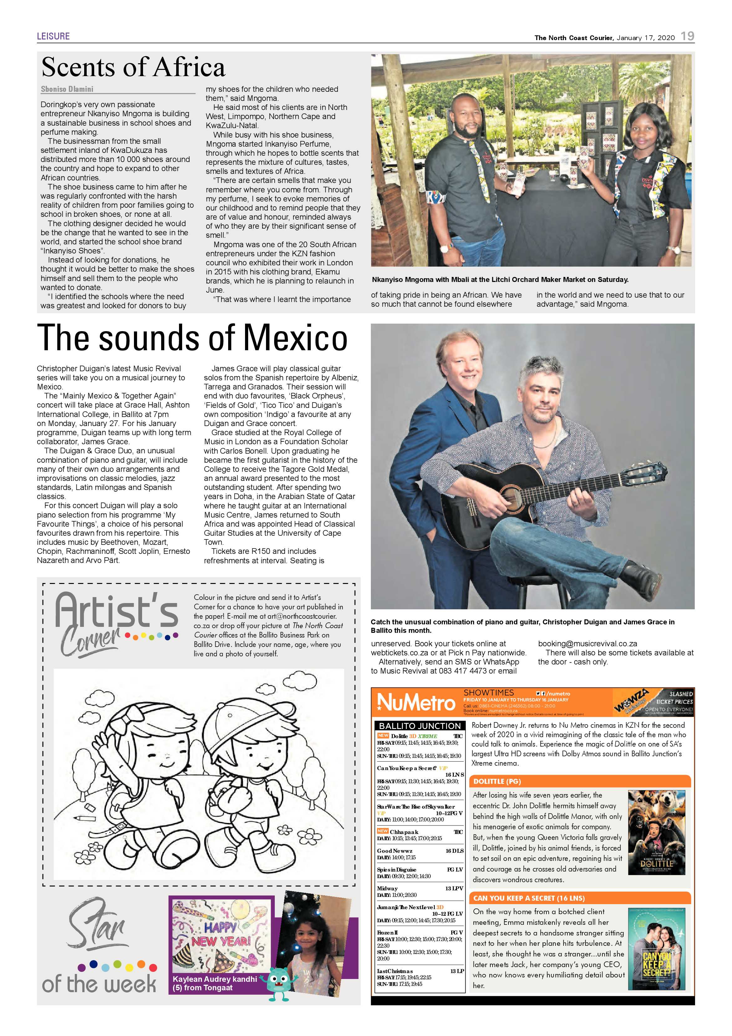 North Coast Courier 17 January 2020 page 19