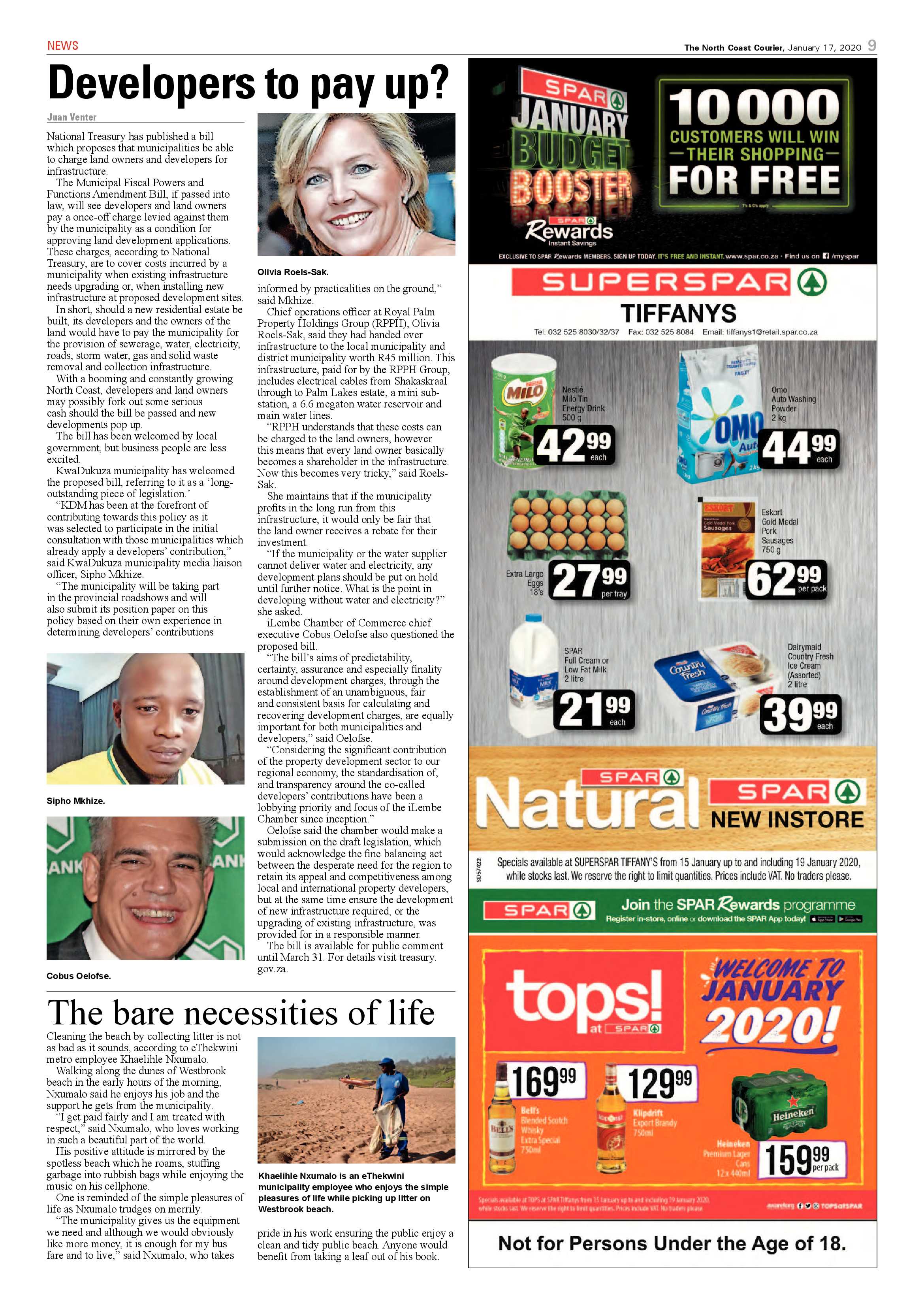North Coast Courier 17 January 2020 page 9