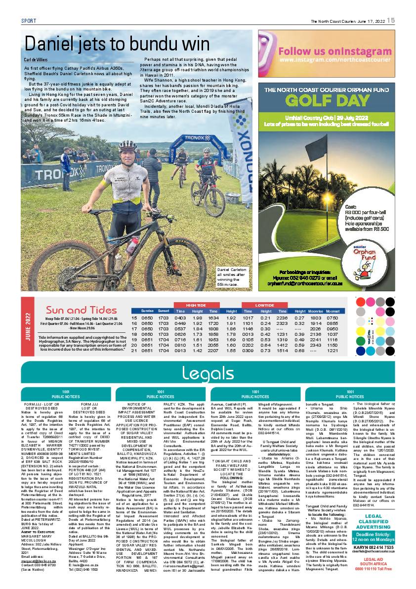 North Coast Courier 17 June 2022 page 15