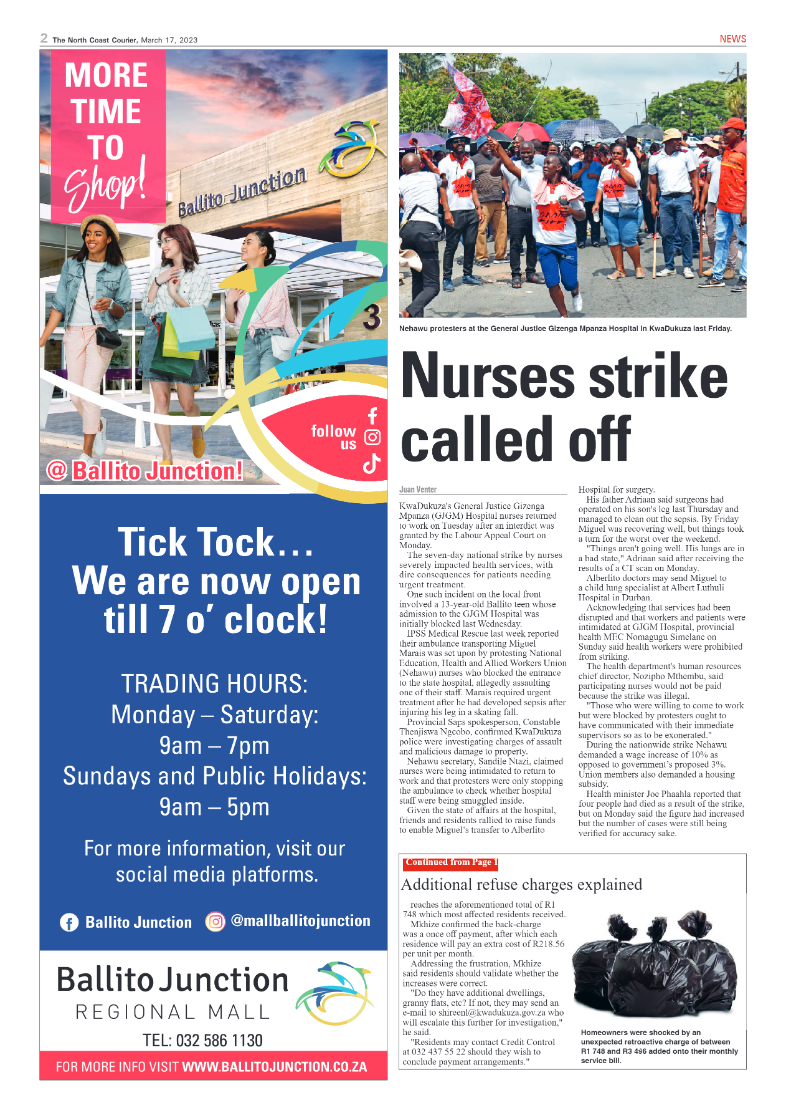 North Coast Courier 17 March 2023 page 2