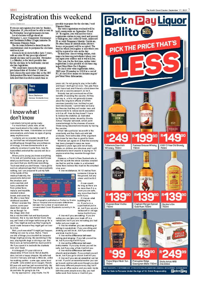 North Coast Courier 17 September 2021 page 7