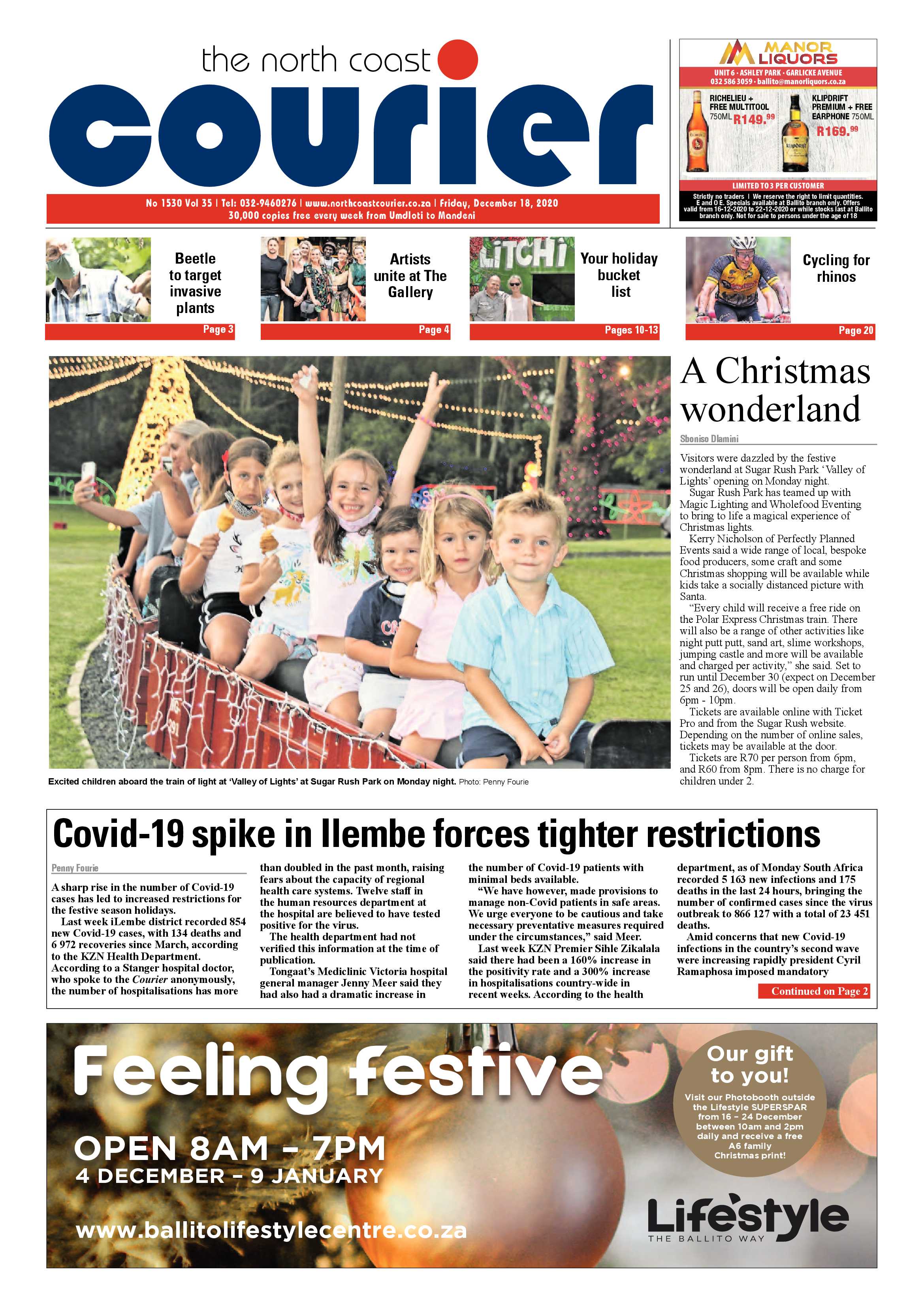 North Coast Courier 18 December 2020 page 1