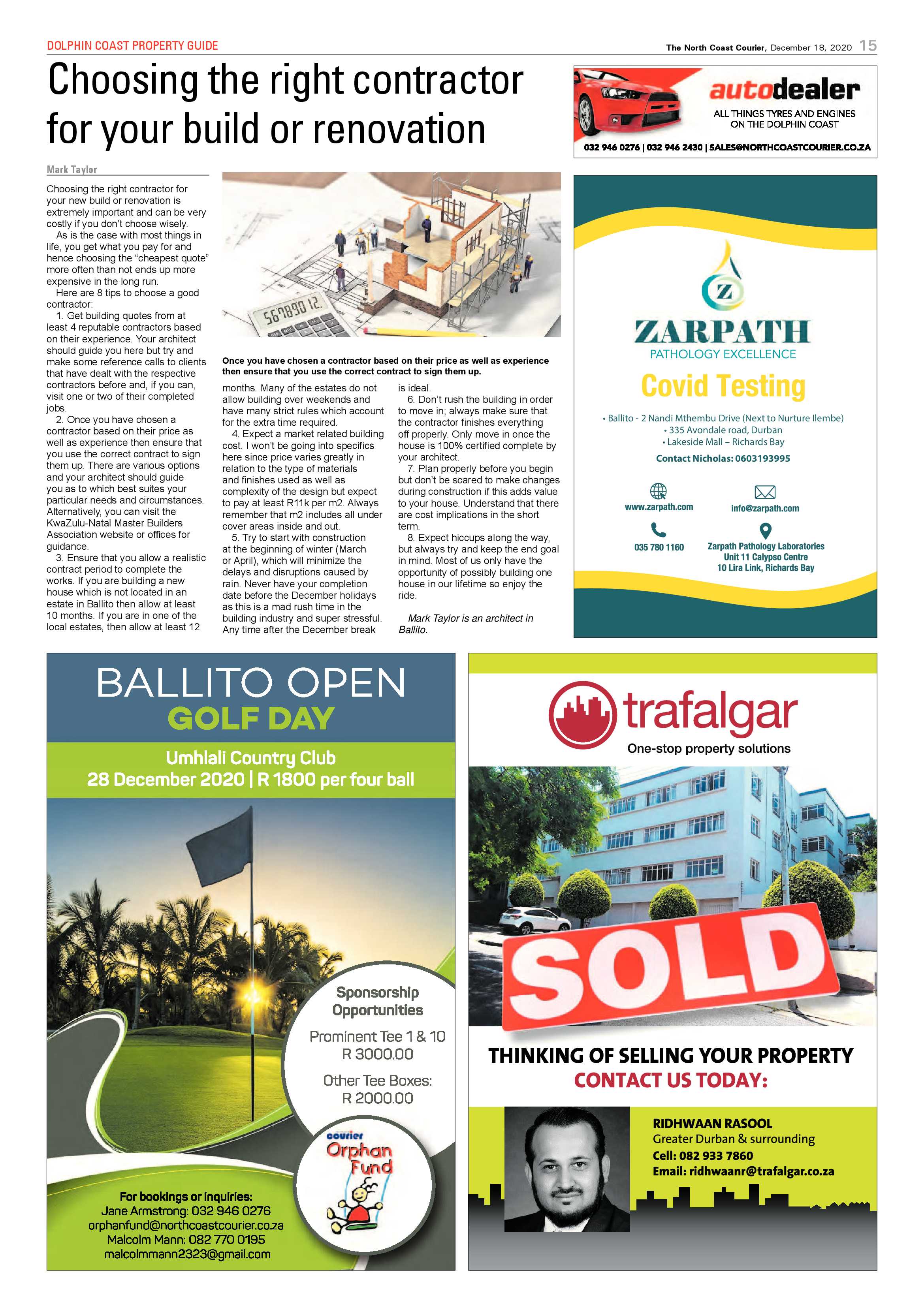 North Coast Courier 18 December 2020 page 15
