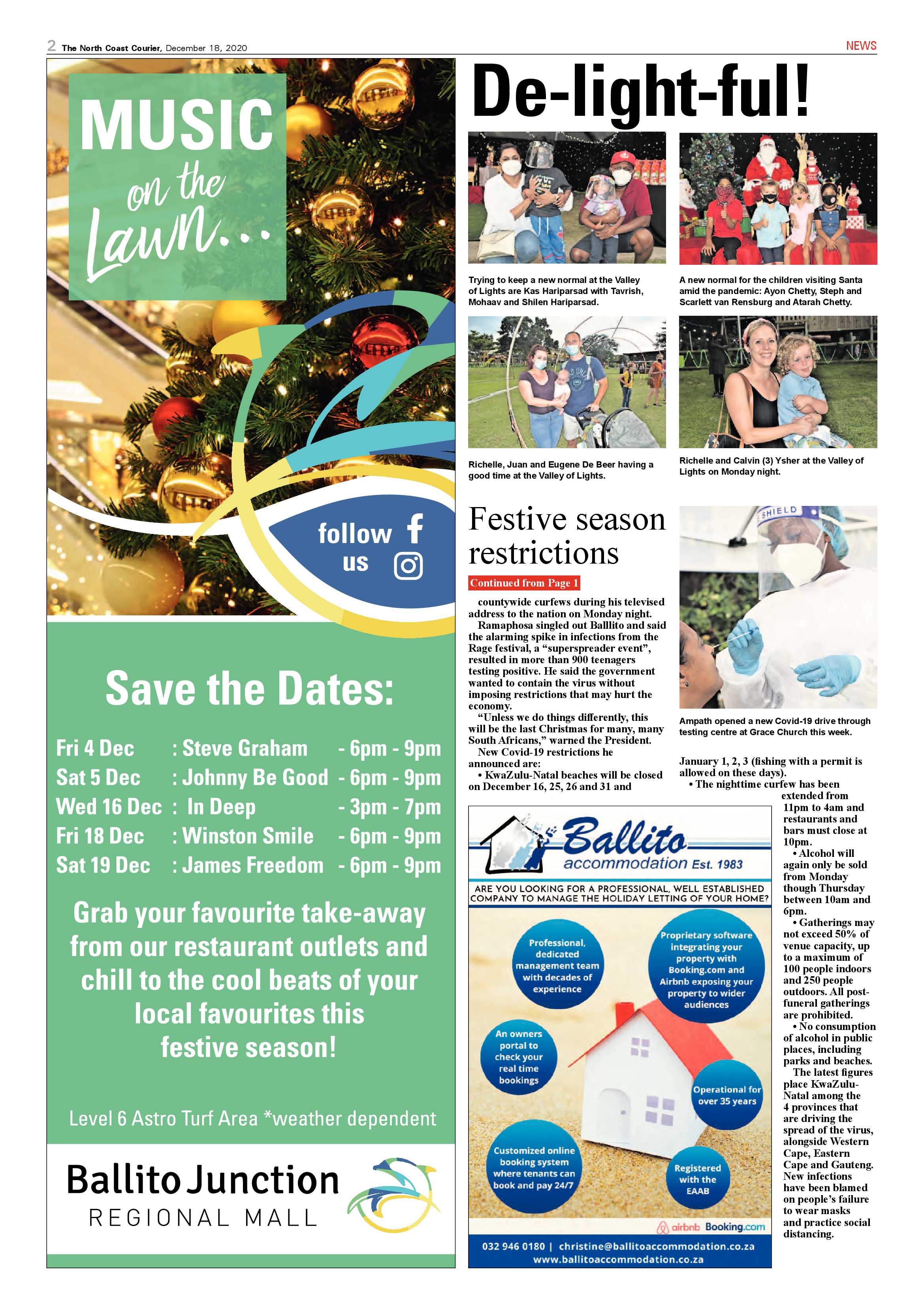North Coast Courier 18 December 2020 page 2