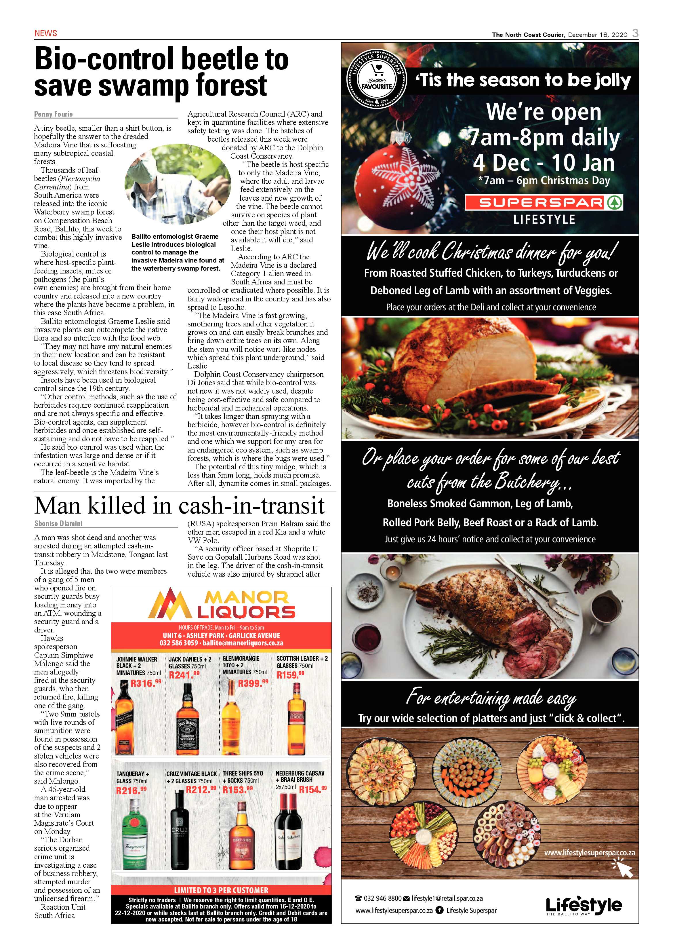 North Coast Courier 18 December 2020 page 3