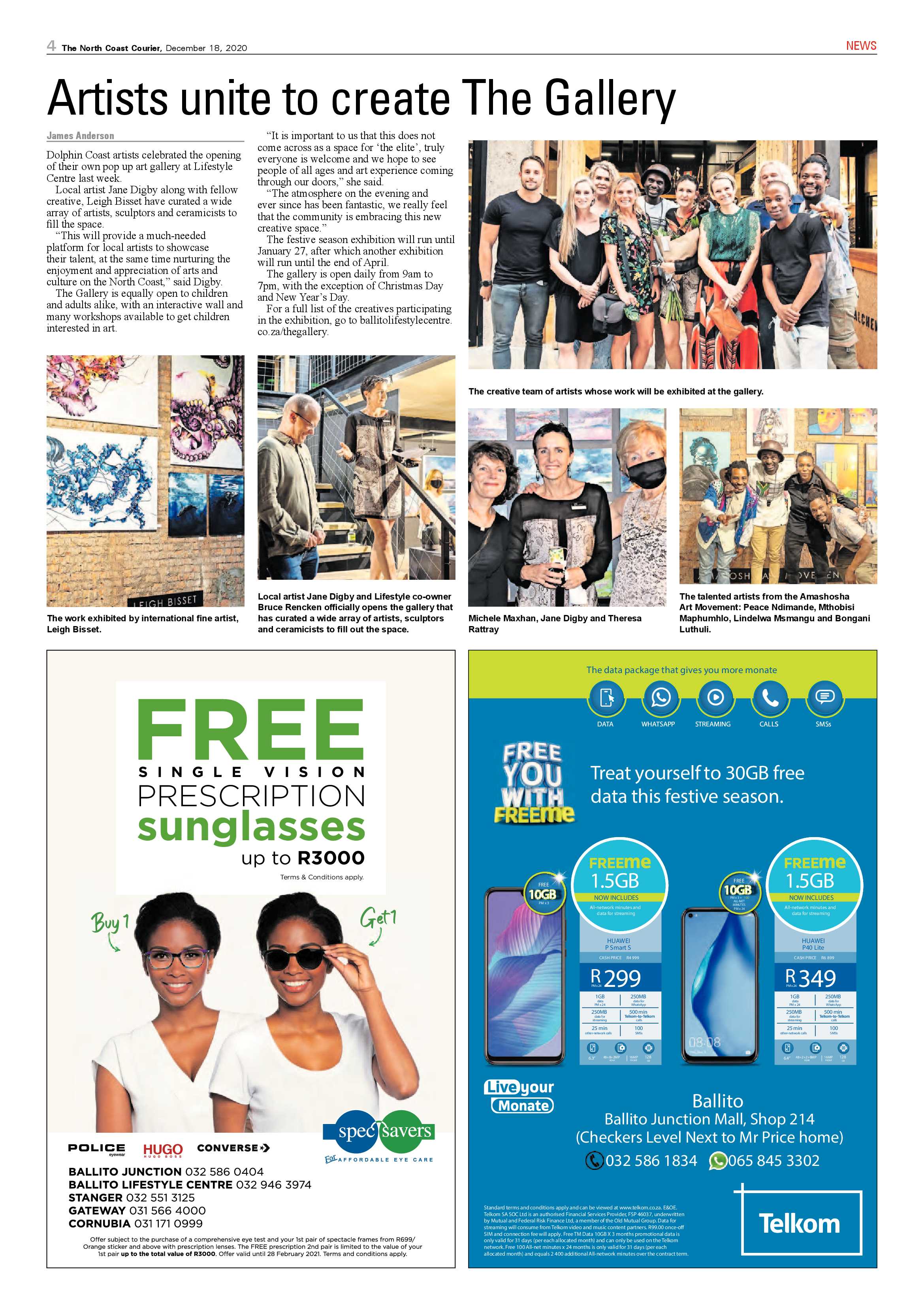 North Coast Courier 18 December 2020 page 4