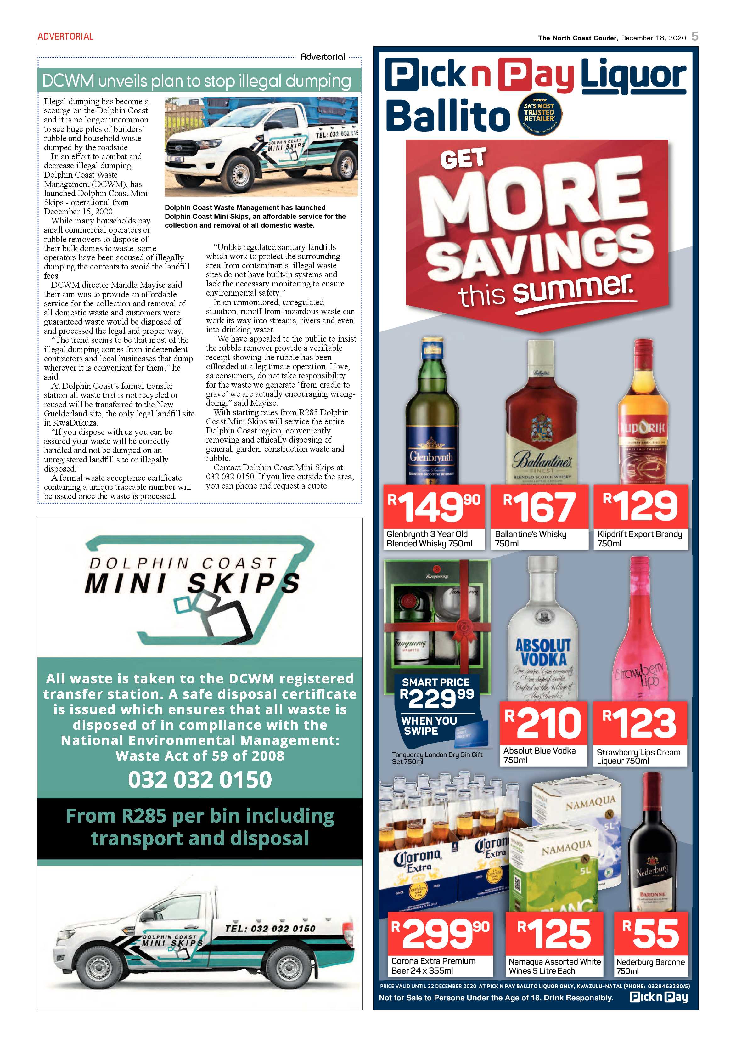 North Coast Courier 18 December 2020 page 5