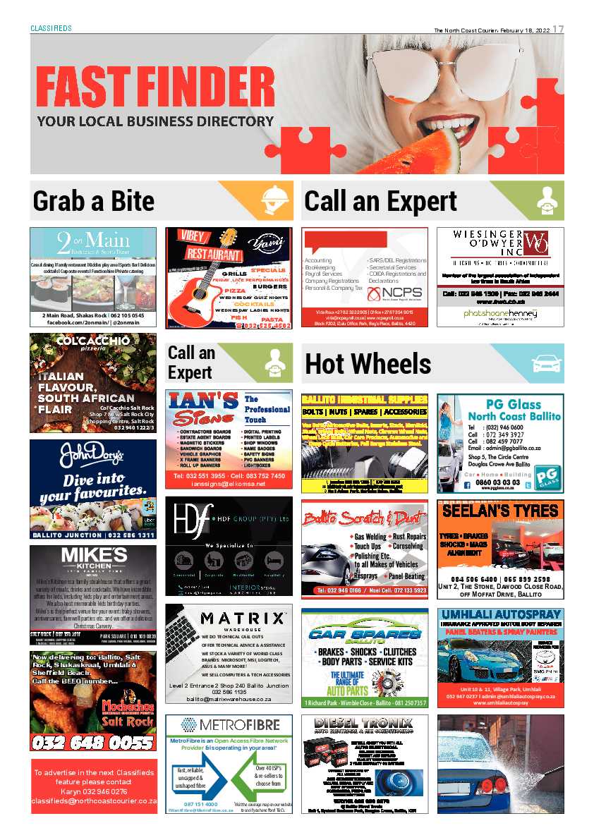 North Coast Courier 18 February 2022 page 17