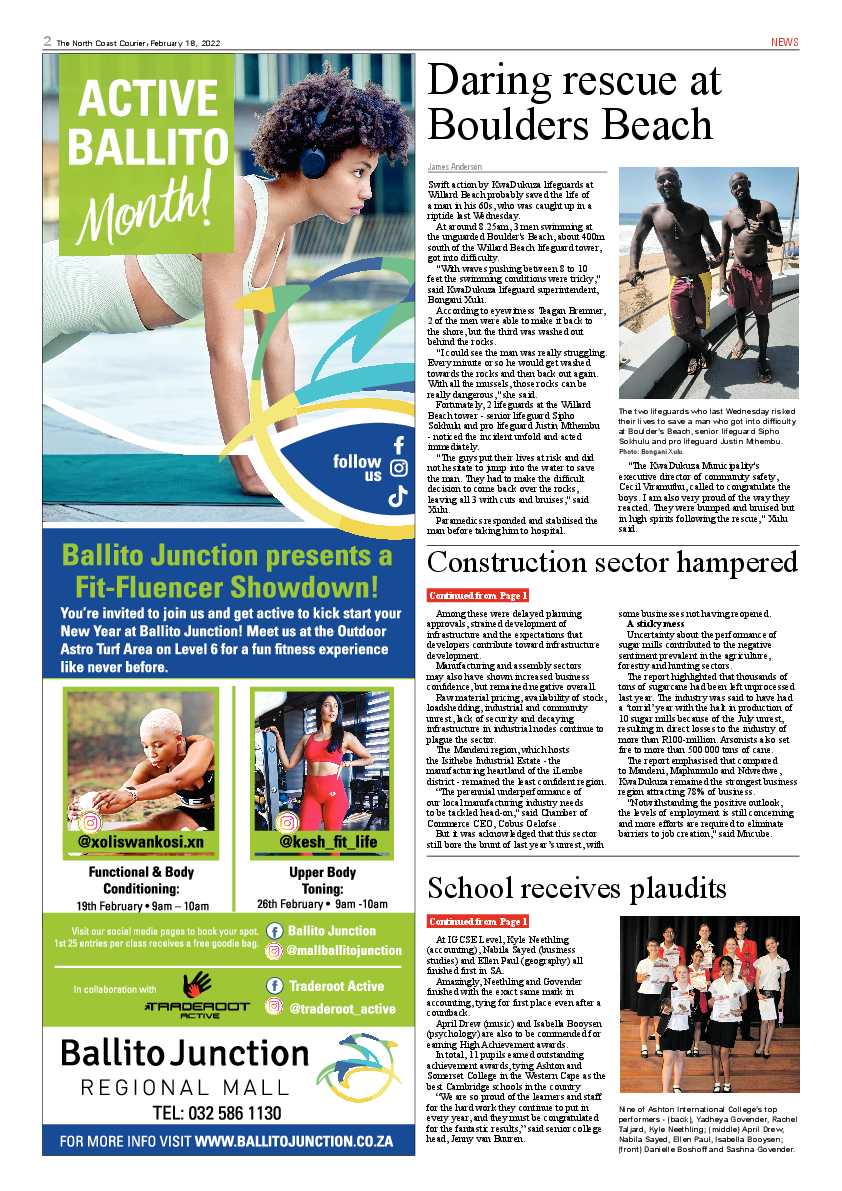 North Coast Courier 18 February 2022 page 2