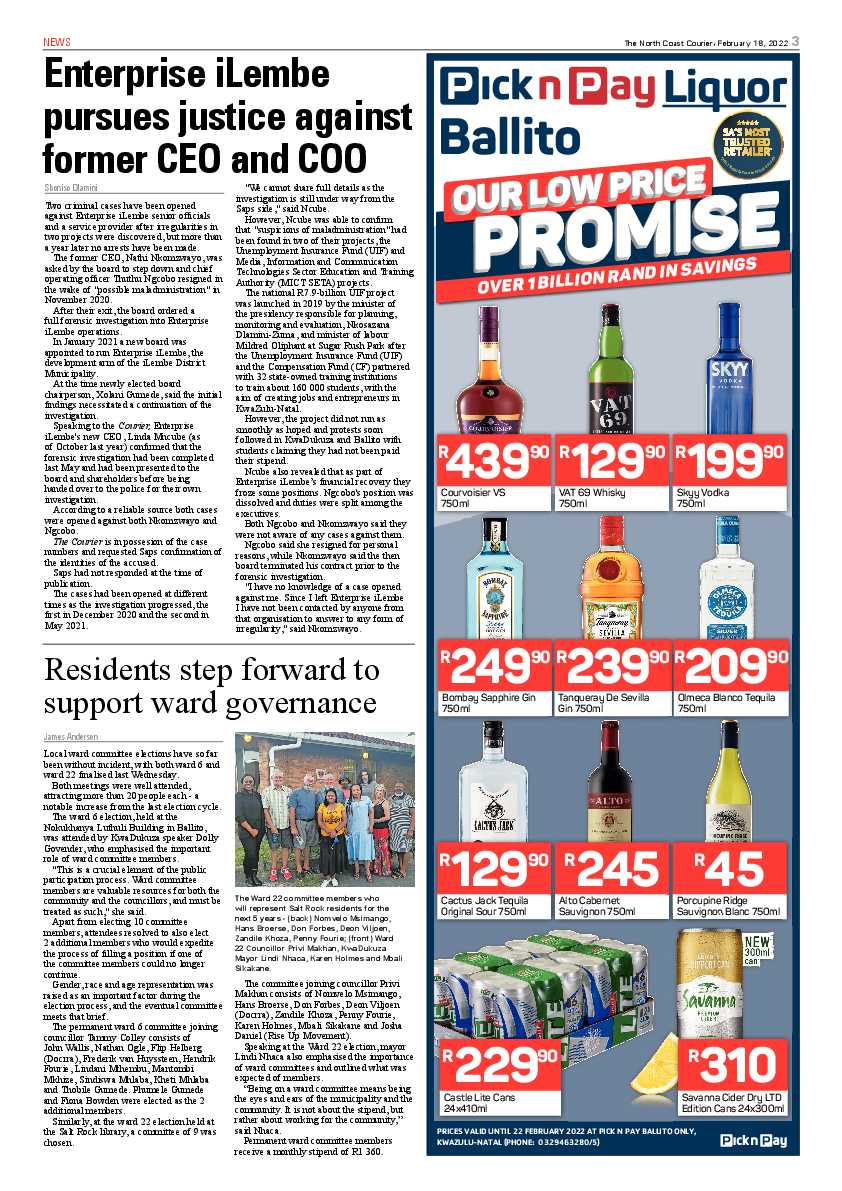 North Coast Courier 18 February 2022 page 3