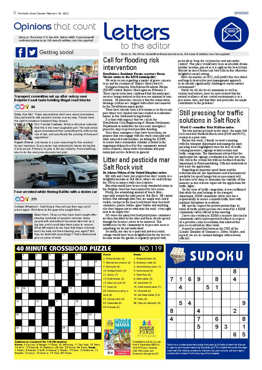 North Coast Courier 18 February 2022 page 8