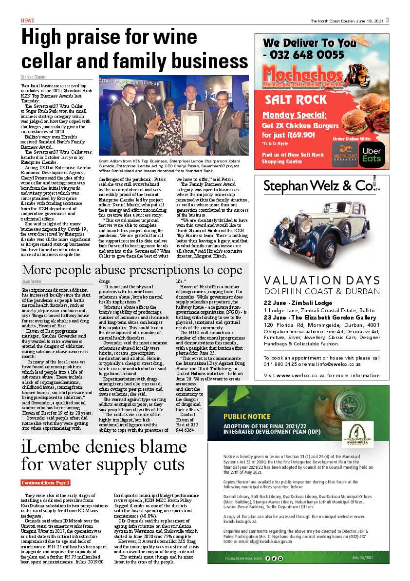 North Coast Courier 18 June 2021 page 3