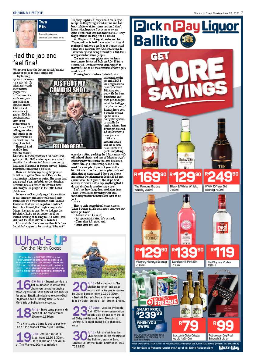 North Coast Courier 18 June 2021 page 7