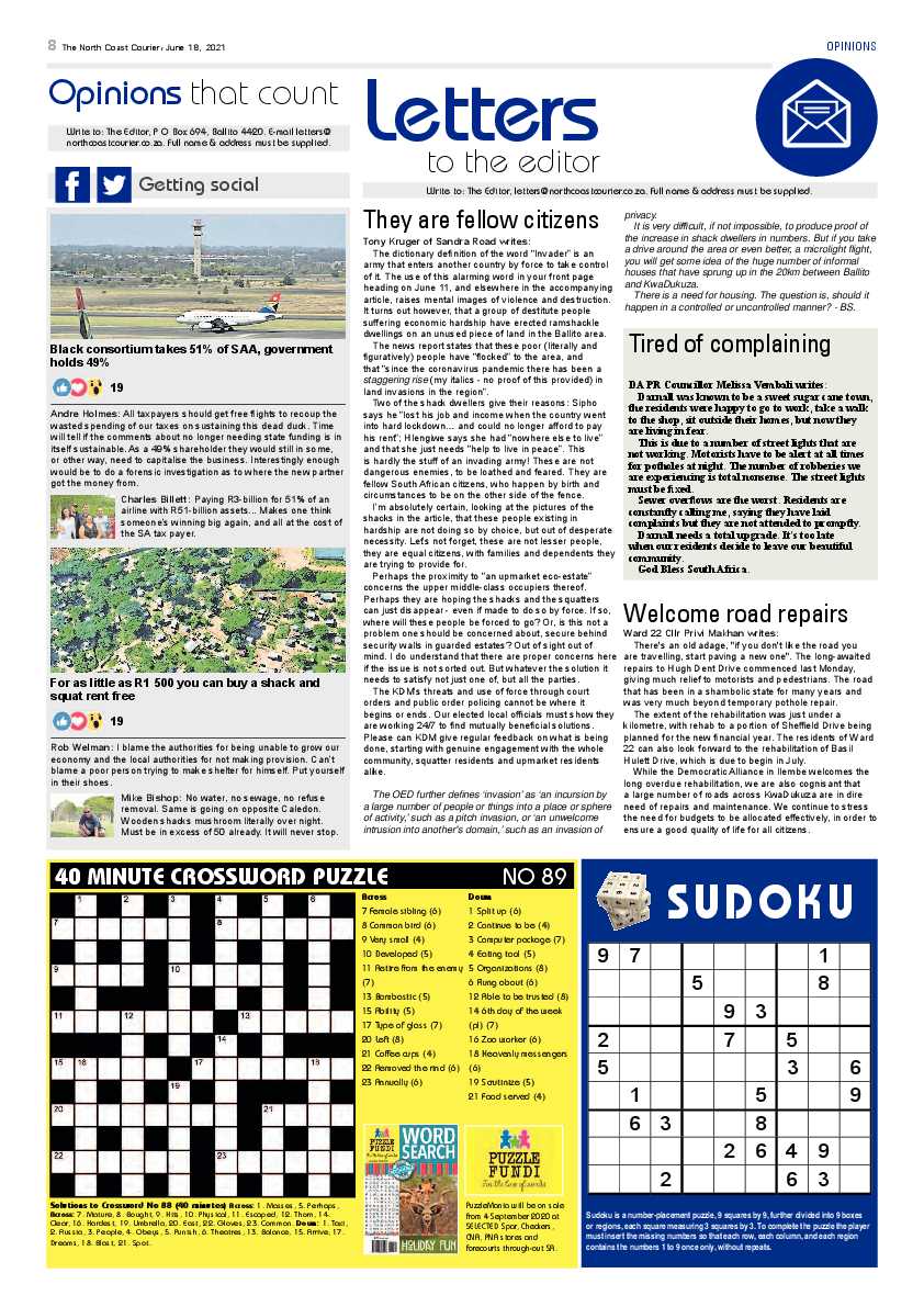 North Coast Courier 18 June 2021 page 8