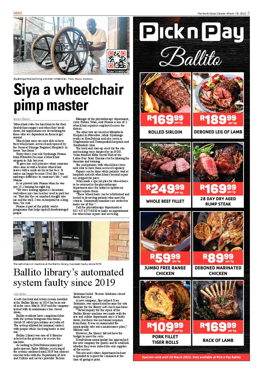 North Coast Courier 18 March 2022 page 3