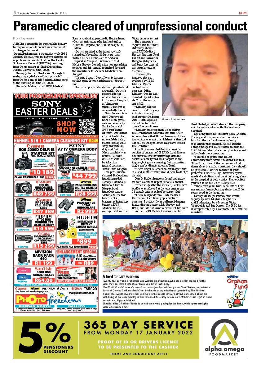 North Coast Courier 18 March 2022 page 6