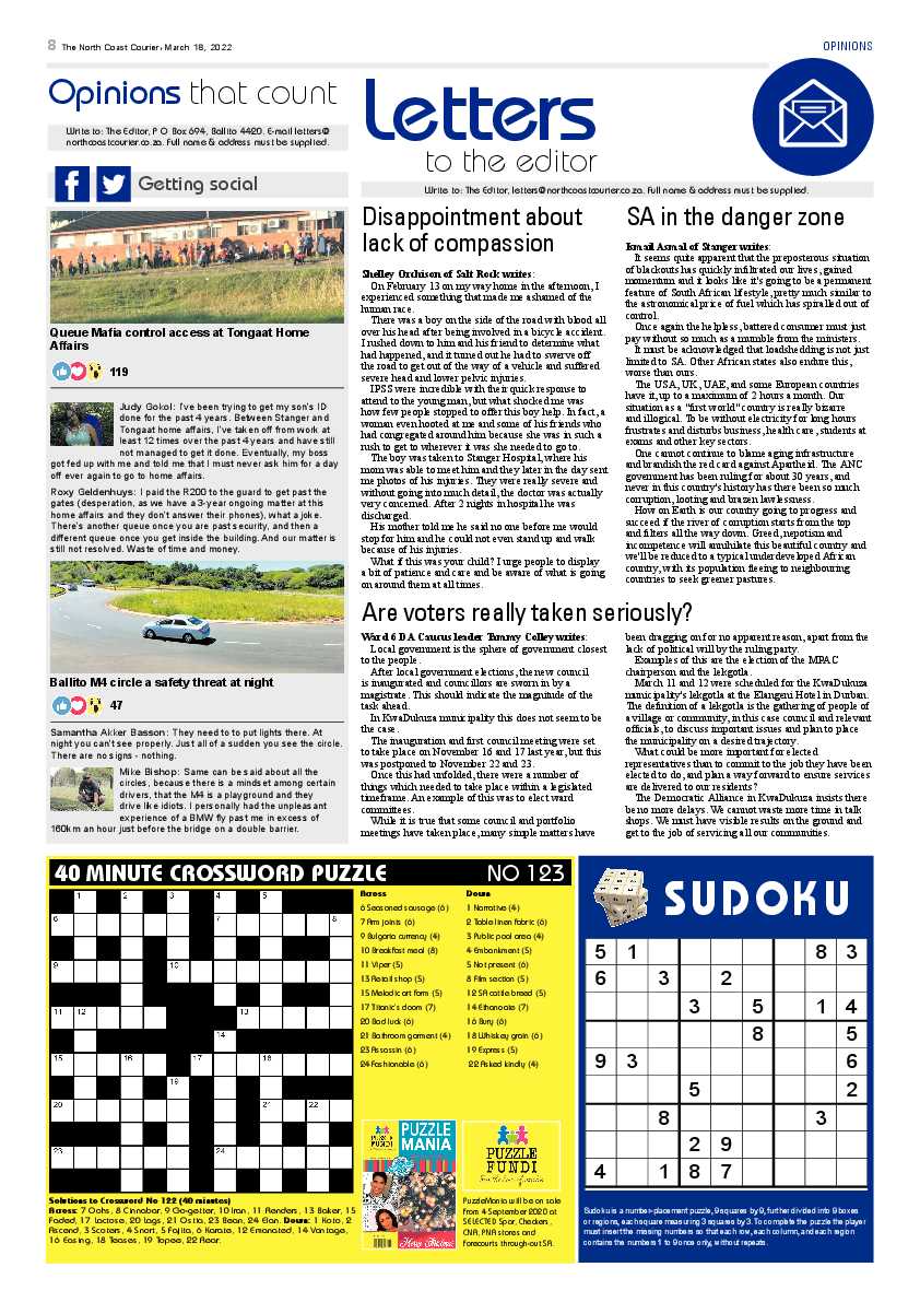 North Coast Courier 18 March 2022 page 8