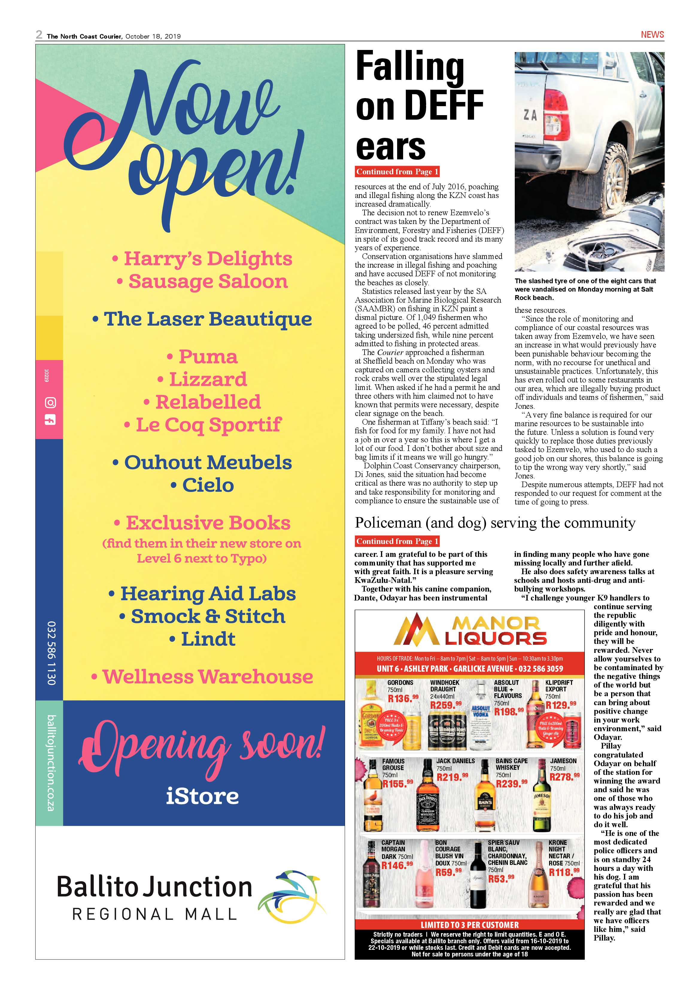 North Coast Courier 18 October 2019 page 2