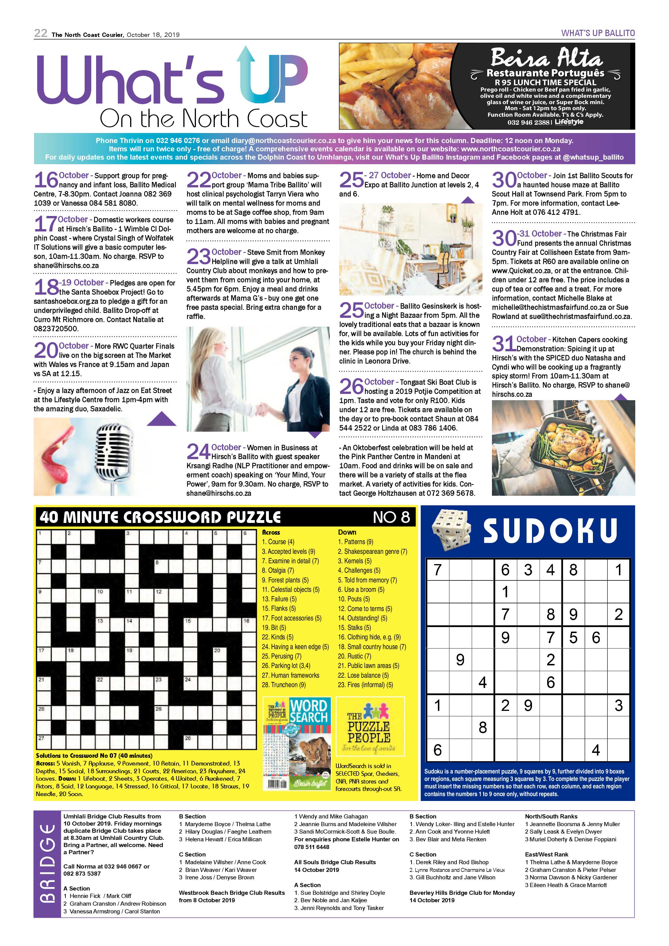 North Coast Courier 18 October 2019 page 22