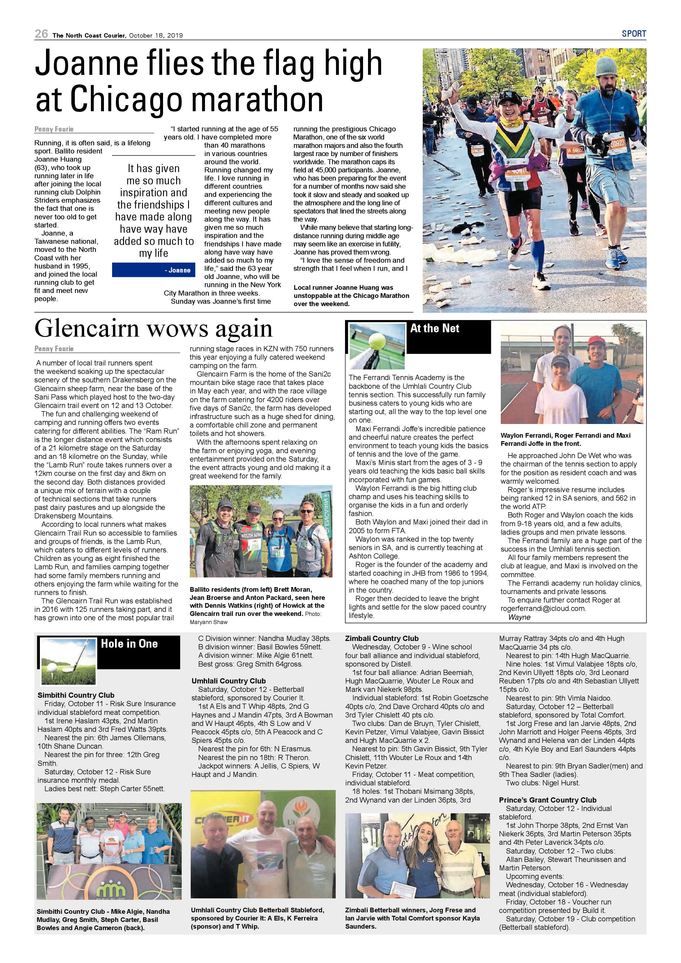 North Coast Courier 18 October 2019 page 26