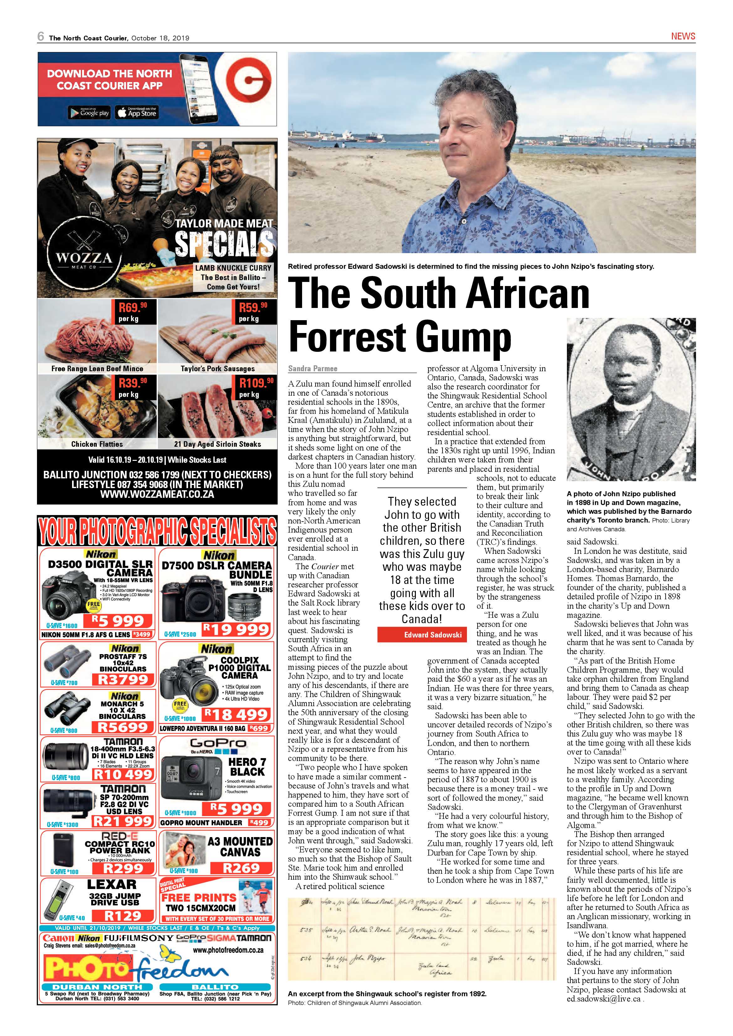 North Coast Courier 18 October 2019 page 6